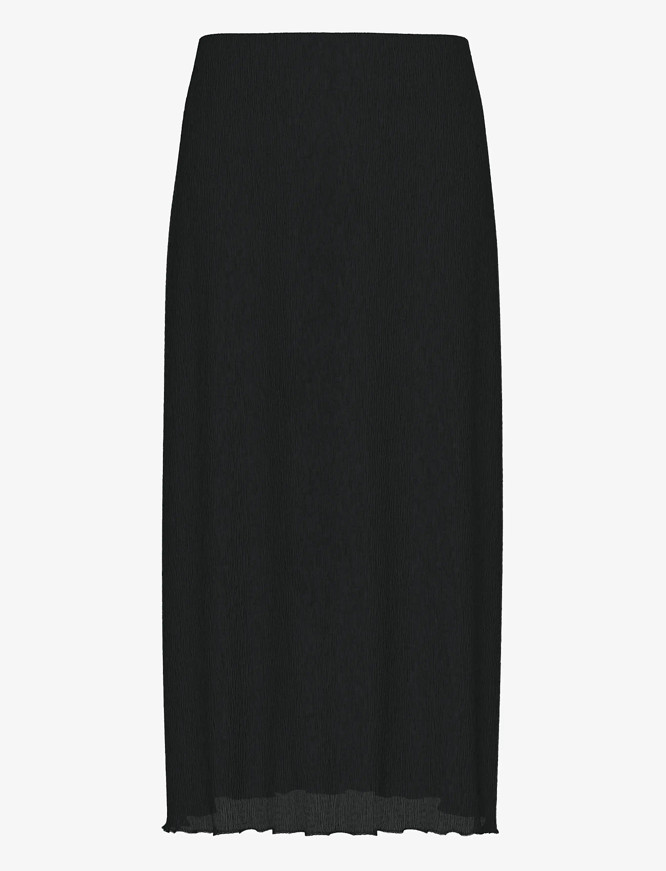 Pieces - PCFLORA HW MIDI SKIRT JRS BC - midiseelikud - black - 0