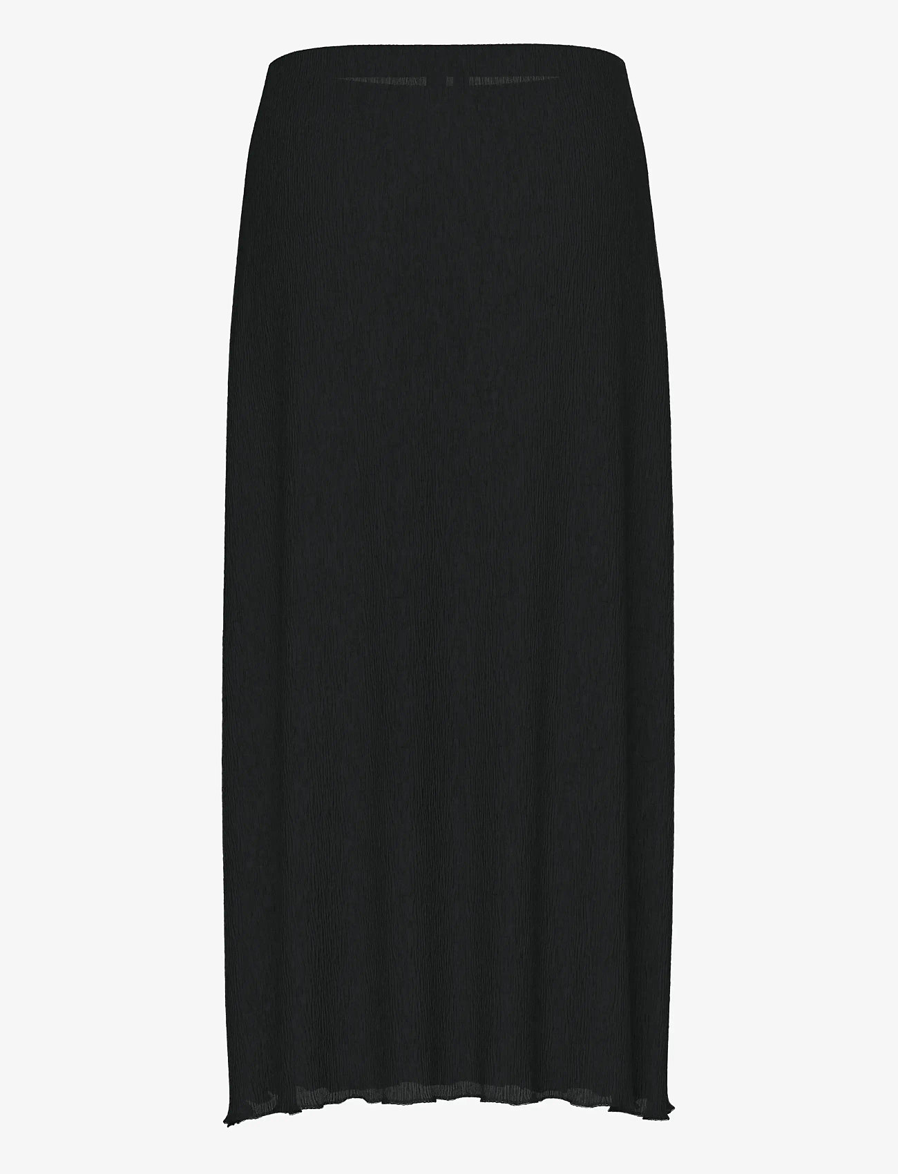 Pieces - PCFLORA HW MIDI SKIRT JRS BC - midiseelikud - black - 1