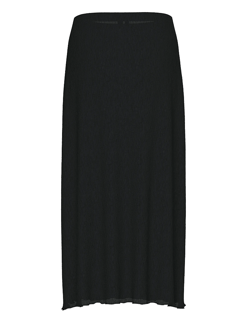 Pieces - PCFLORA HW MIDI SKIRT JRS BC - midiseelikud - black - 1