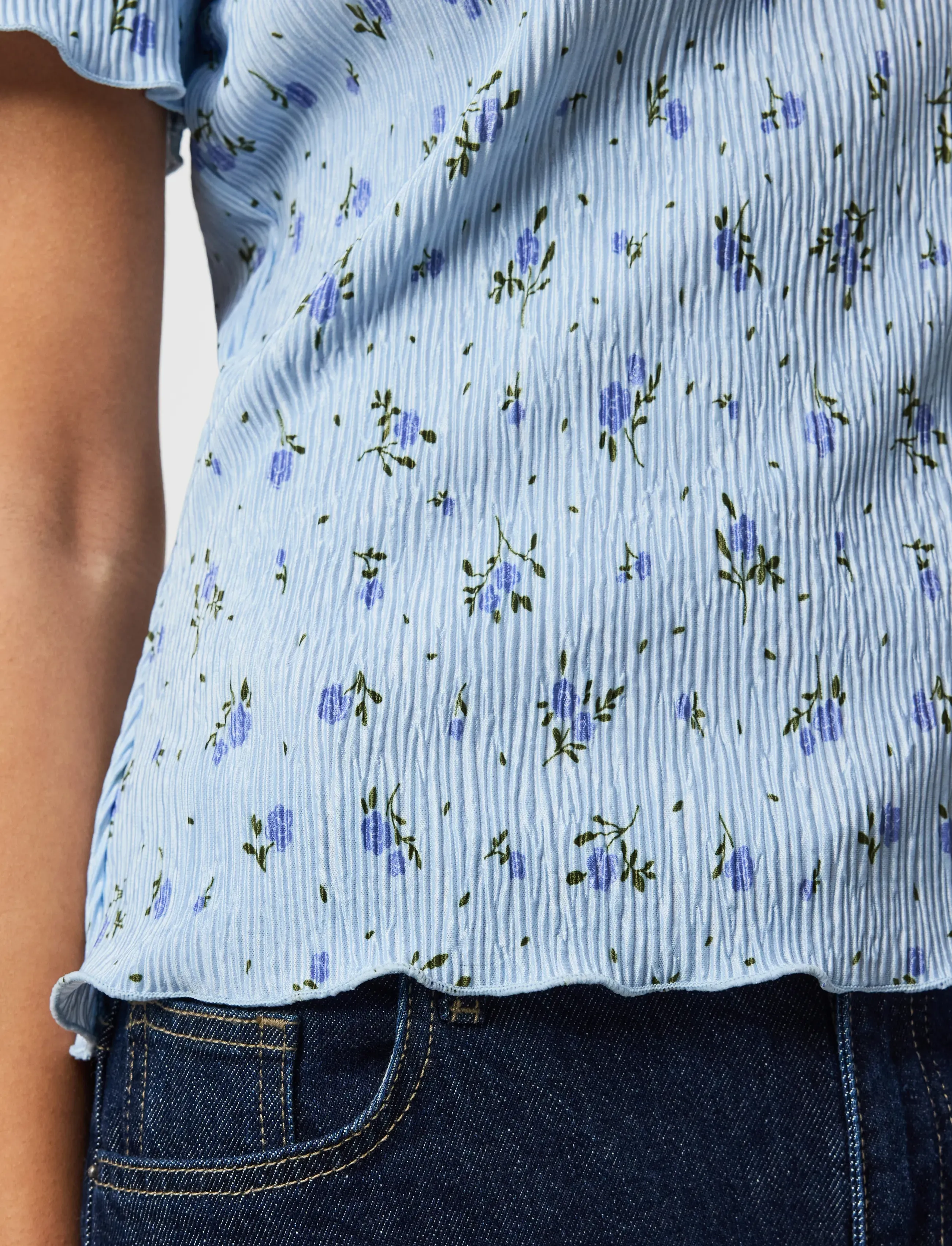 PIECES Pcflora Ss O-Neck Top Jrs Noos Bc t-shirts dam – bild 6