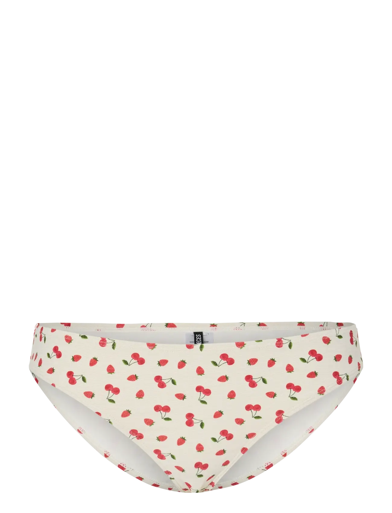 Pieces PCLAOMI LUREX BIKINI BRIEF BC - Bikini Hosen - CLOUD DANCER / cream