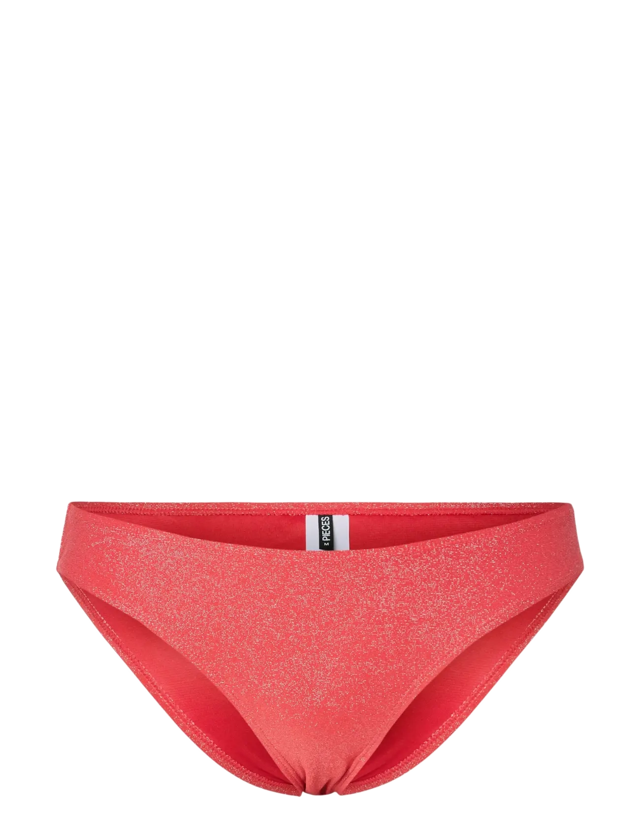 PIECES Pclaomi Lurex Bikini Brief Rot - XS - Damen