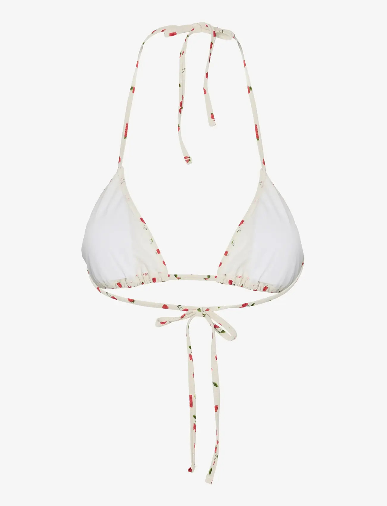 Pieces - PCLAOMI LUREX BIKINI TRIANGLE TOP - kolmnurksed bikiinide ülaosad - cloud dancer - 1