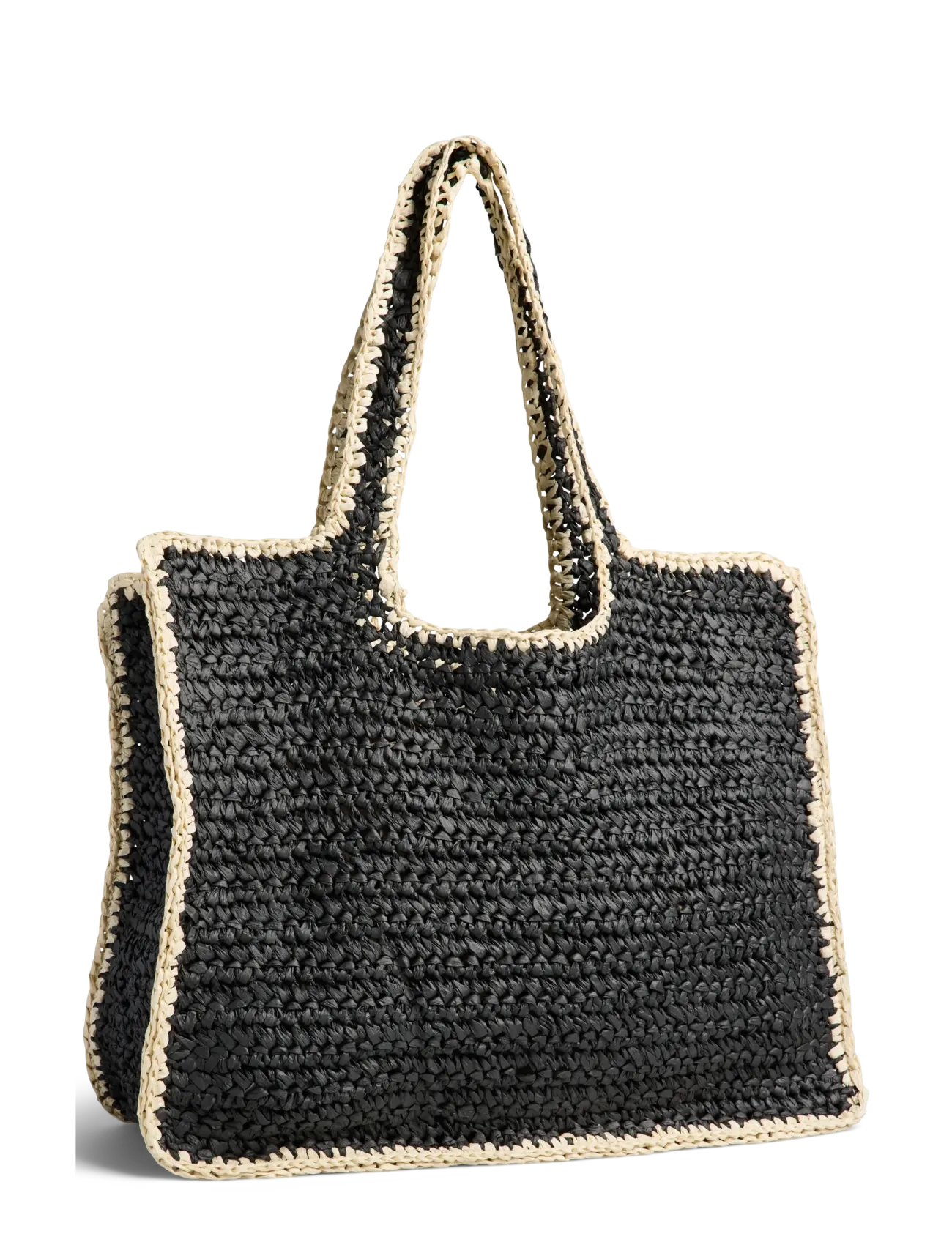 PIECES Pclydia Contrast Shopper Schwarz - One Size - Damen