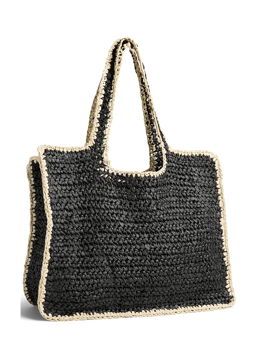Pieces - PCLYDIA CONTRAST SHOPPER - ostukotid - black - 1