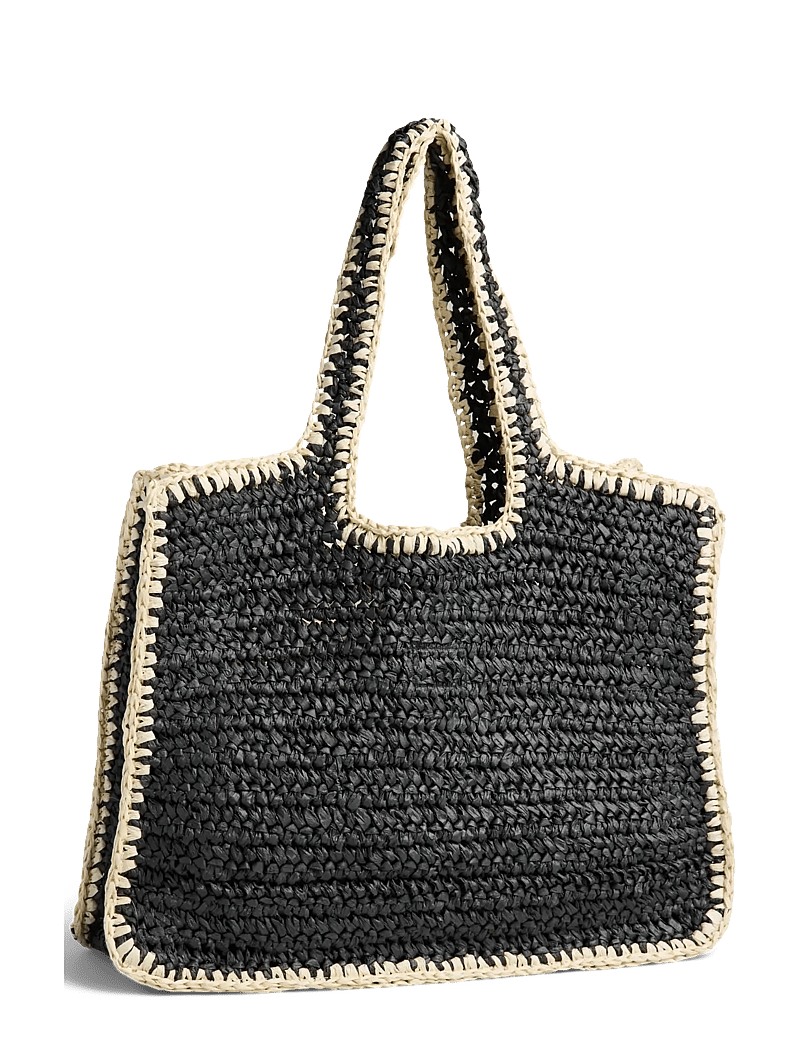 Pieces - PCLYDIA CONTRAST SHOPPER - shoppers - black - 1