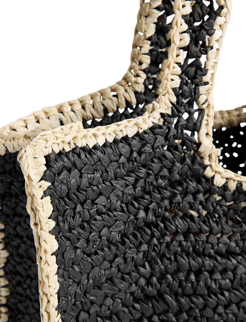 Pieces - PCLYDIA CONTRAST SHOPPER - shoppers - black - 3