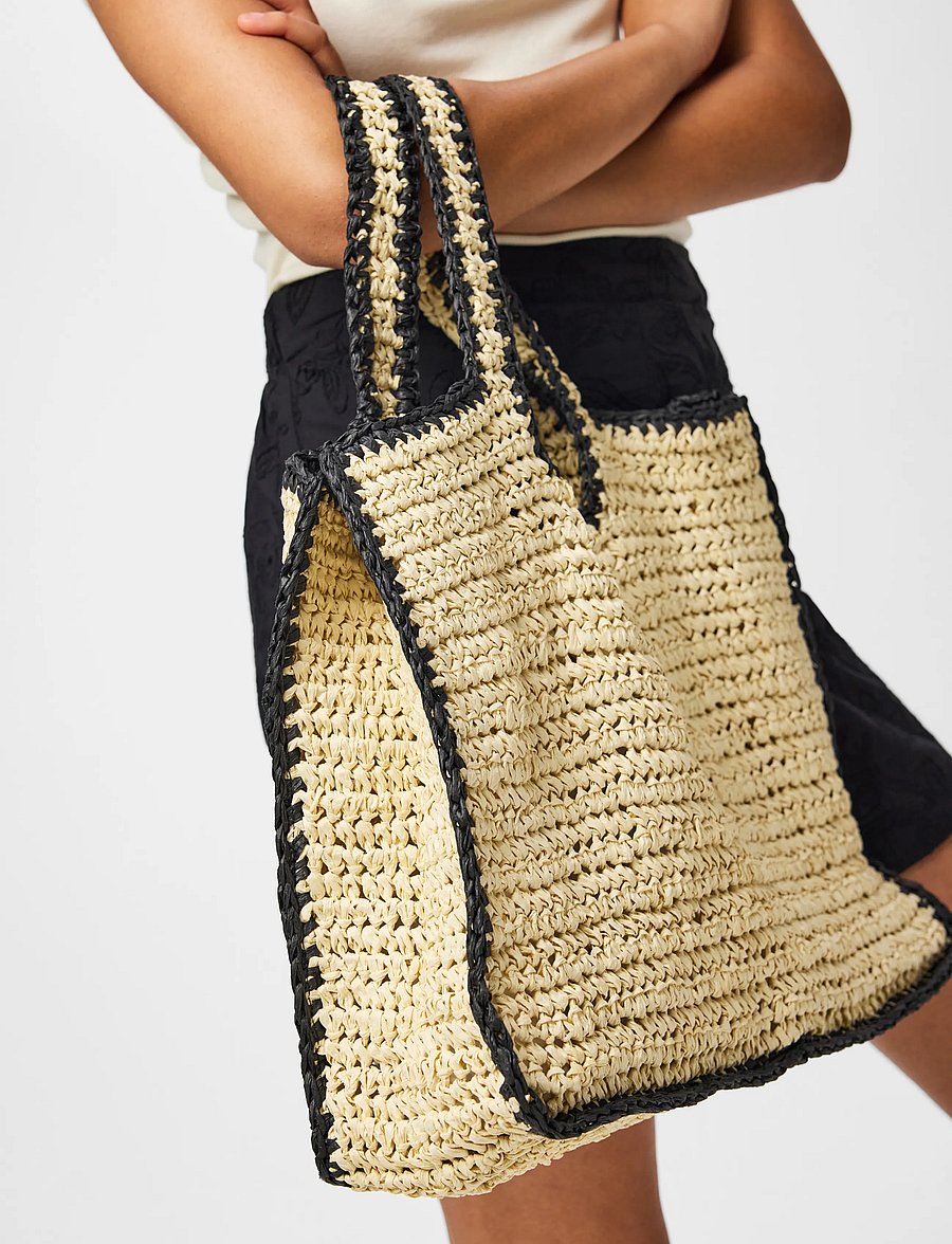 Pieces - PCLYDIA CONTRAST SHOPPER - ostukotid - nature - 4