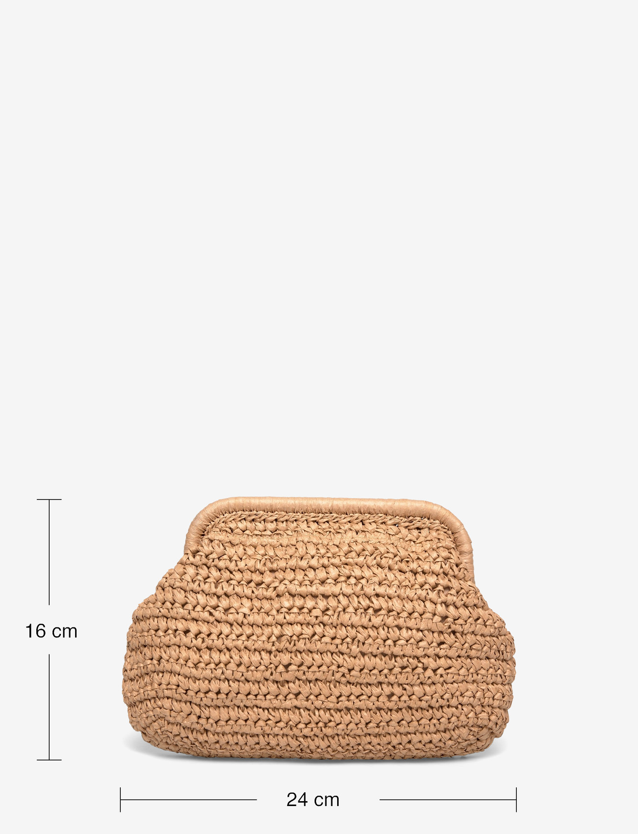 Pieces - PCLANA CLUTCH - festmode zu outlet-preisen - nature - 3