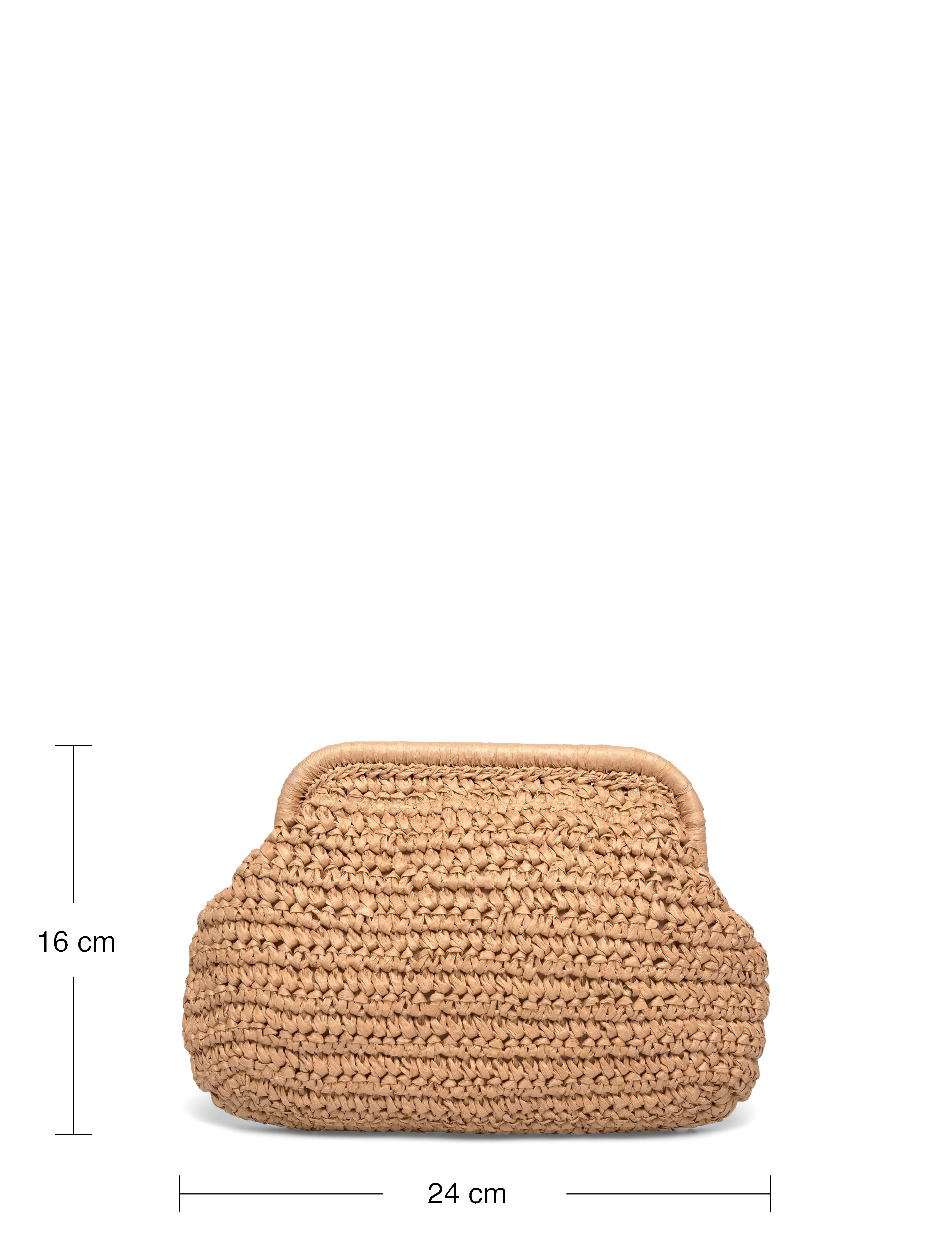 Pieces - PCLANA CLUTCH - festkläder till outletpriser - nature - 3