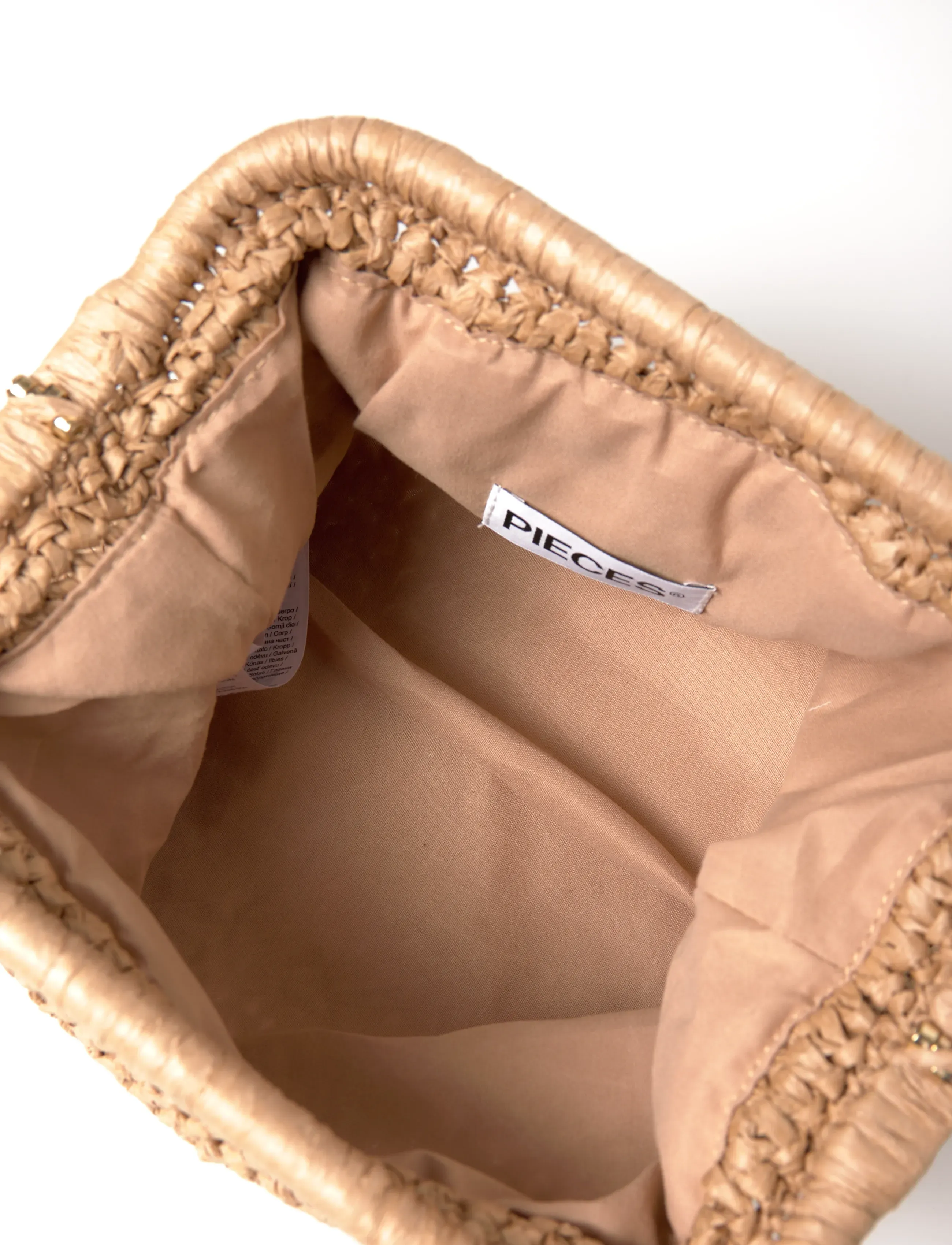 Pieces - PCLANA CLUTCH - festkläder till outletpriser - nature - 5