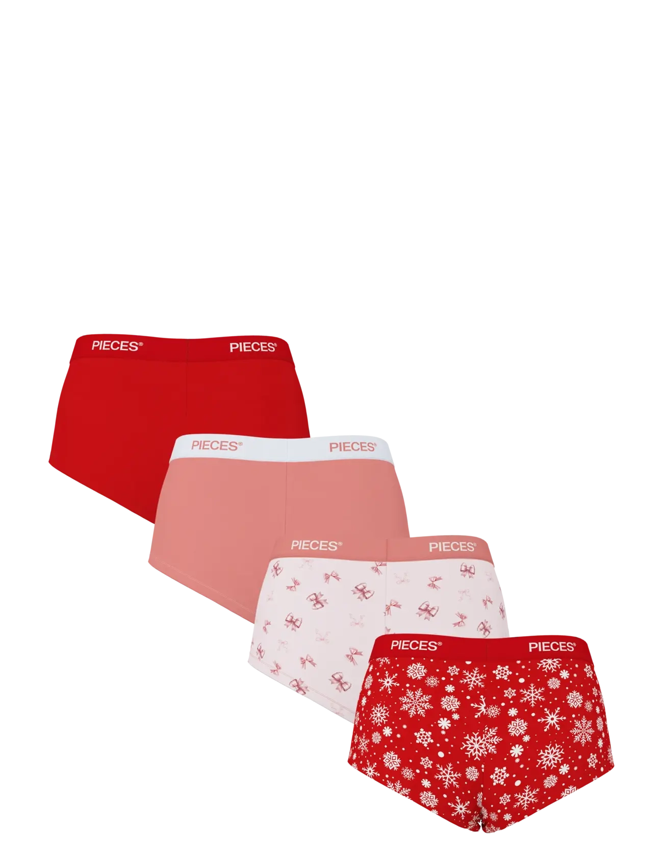 Pieces - PCLOGO LADY 4 PACK BC - hipster & boxershorts - adrenaline rush - 1