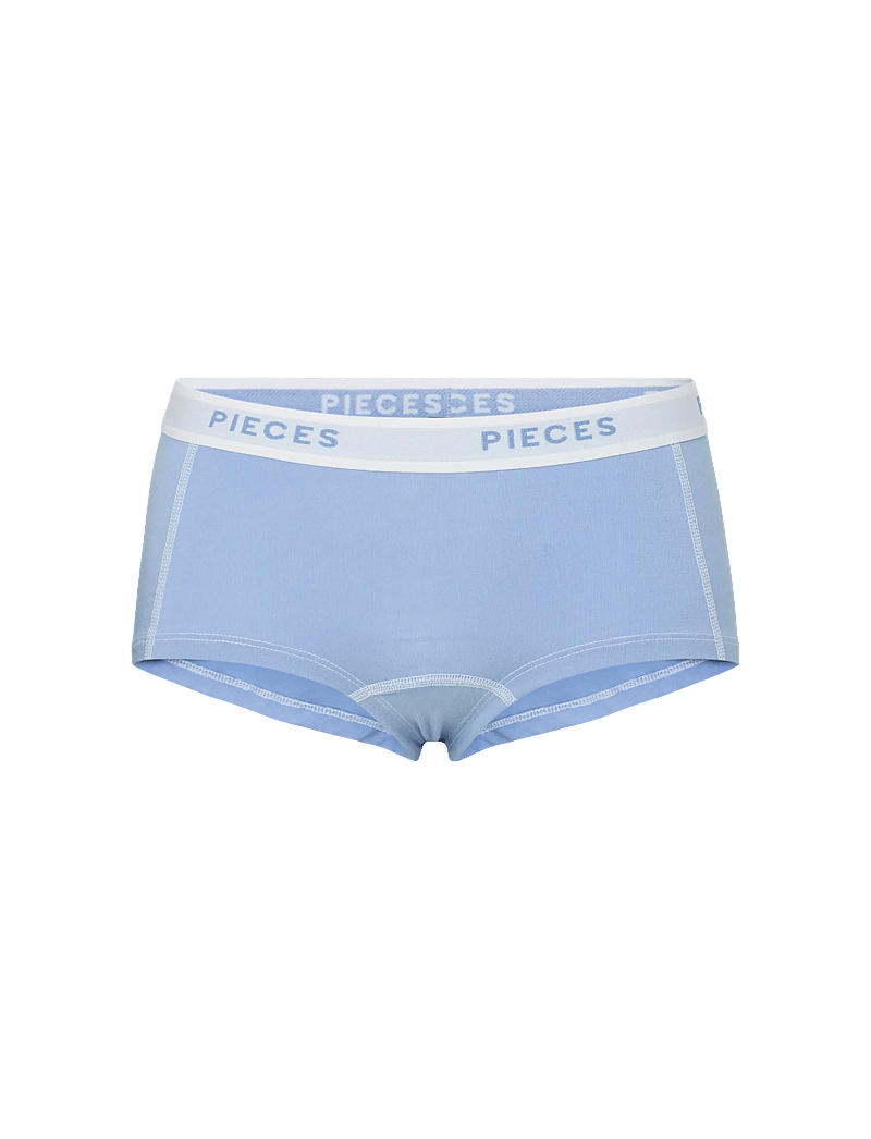 Pieces - PCLOGO LADY 4 PACK BC - hipsterit & hotpantsit - bright white - 1