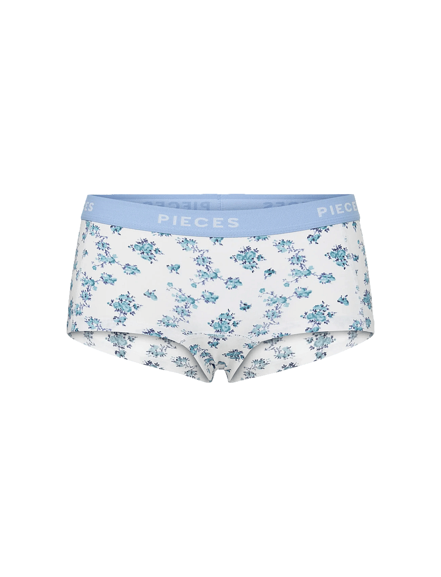 Pieces - PCLOGO LADY 4 PACK BC - hipster & boxershorts - bright white - 2