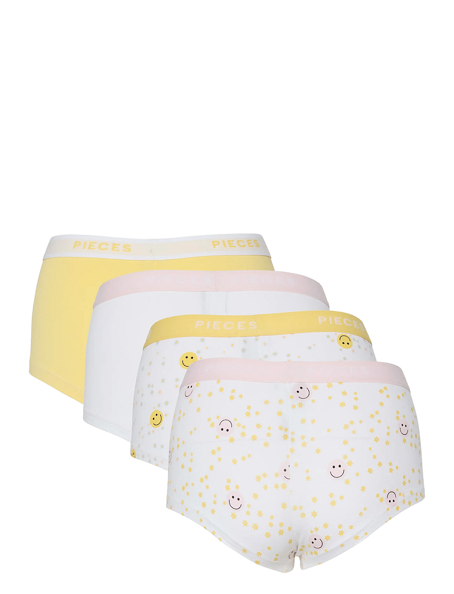 Pieces - PCLOGO LADY 4 PACK BC - hipsterid ja bokserid - snapdragon - 1