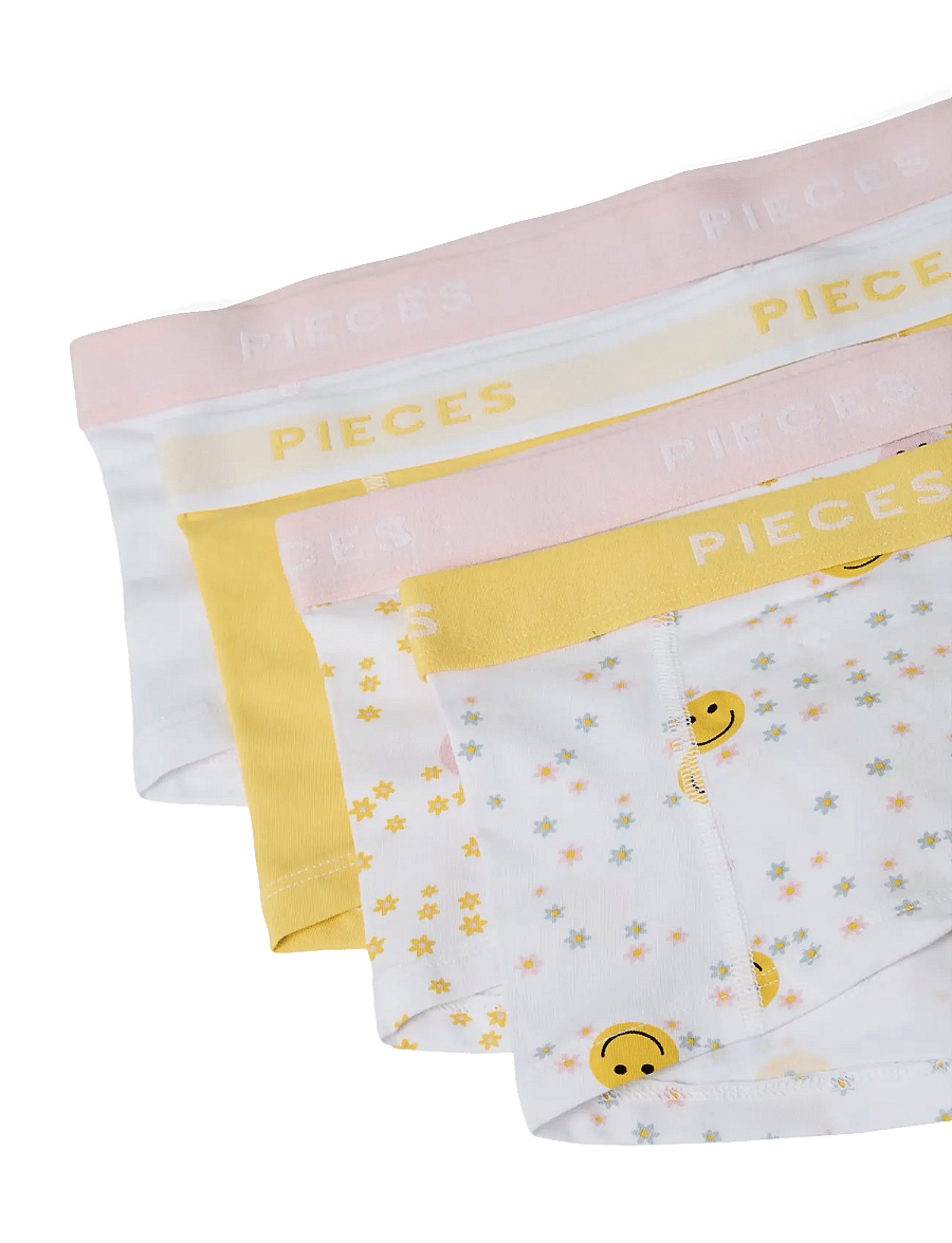 Pieces - PCLOGO LADY 4 PACK BC - hipsterid ja bokserid - snapdragon - 3