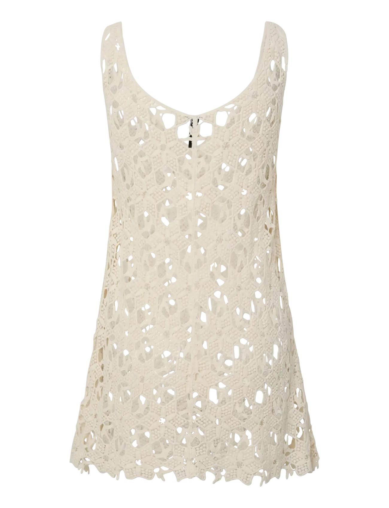 Pieces - PCLINA CROCHET DRESS WVN - strandmode - egret - 1
