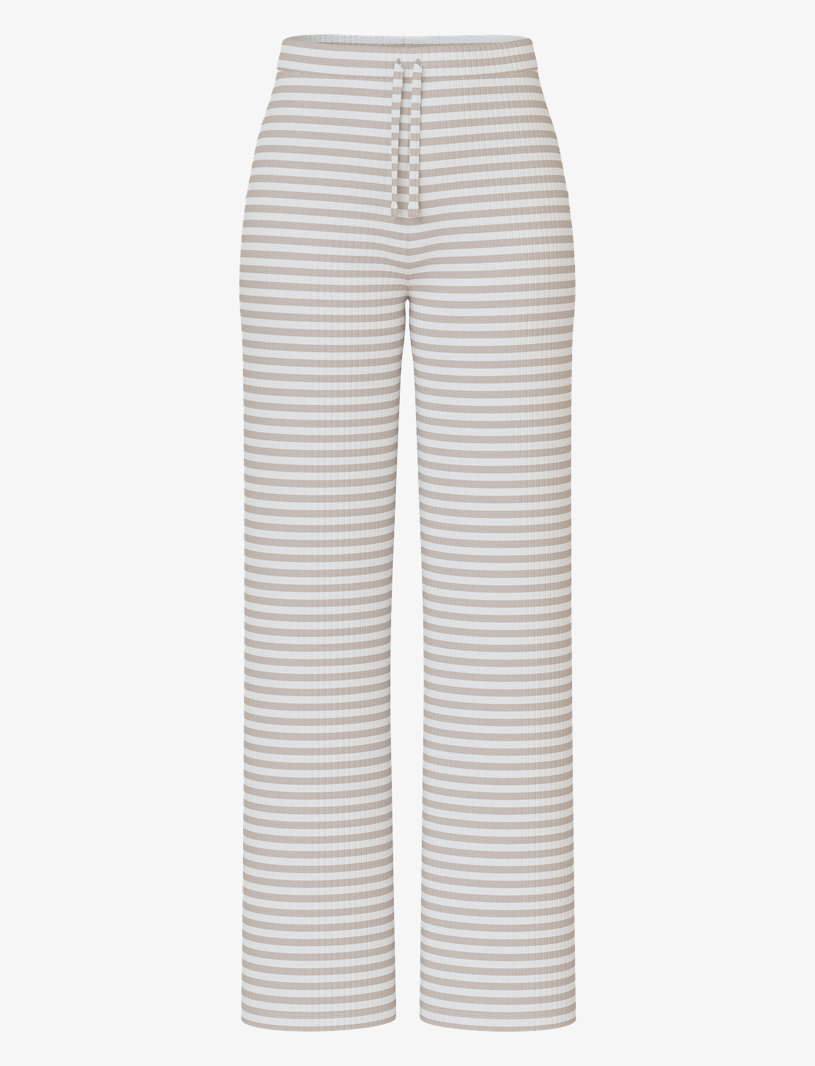 Pieces - PCLAYA MW WIDE PANTS D2D - bright white - 1