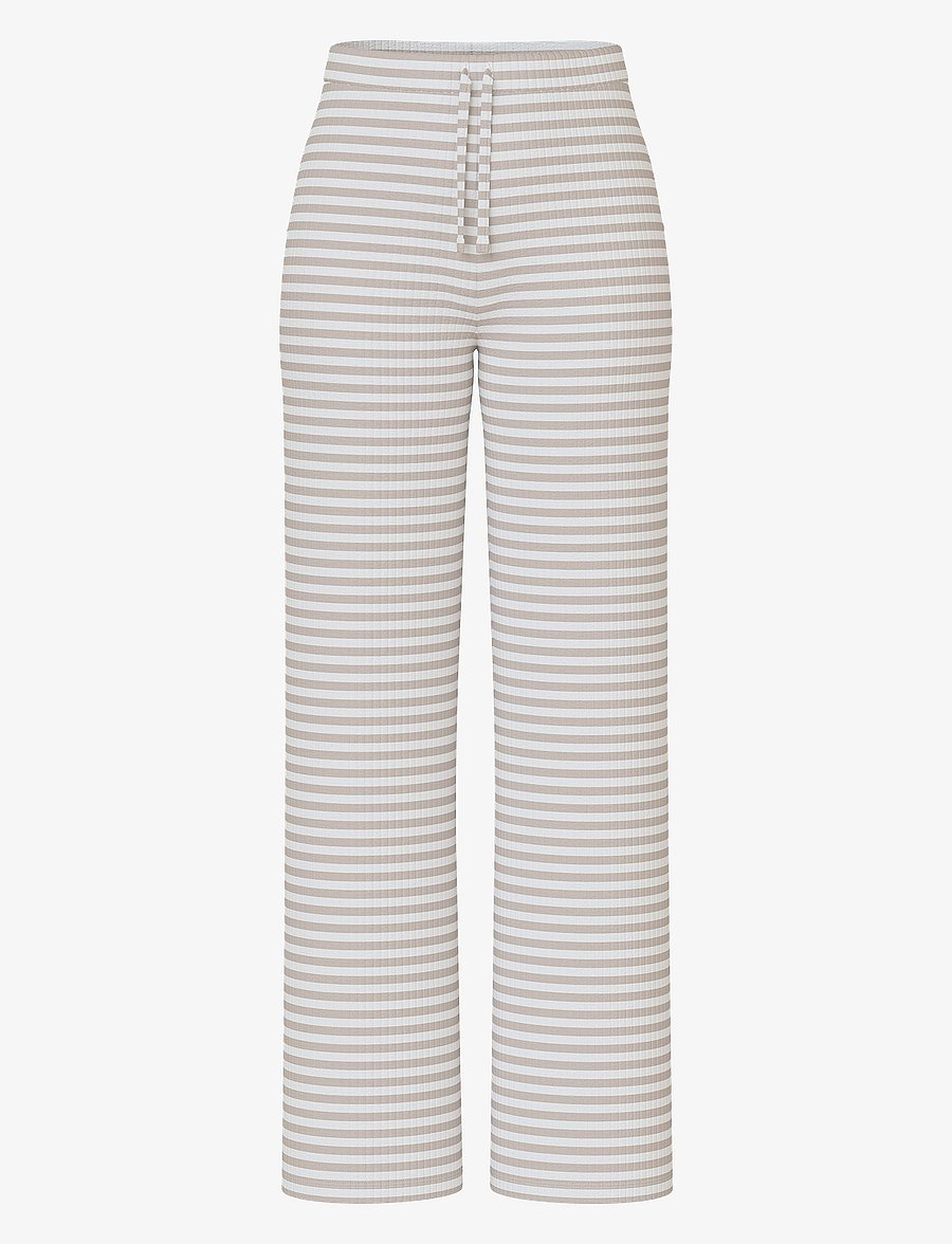Pieces - PCLAYA MW WIDE PANTS D2D - bright white - 1