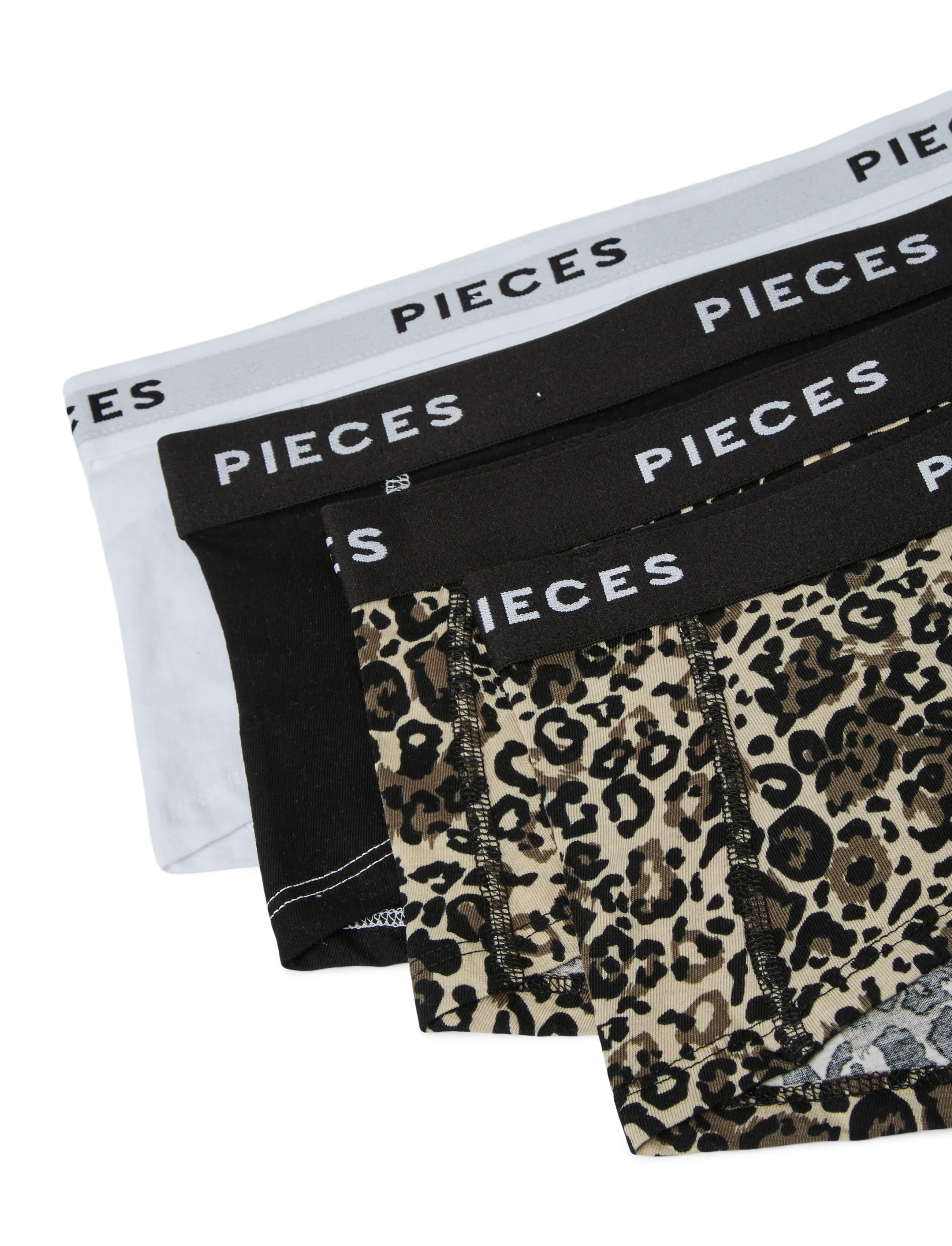 Pieces - PCLOGO LADY 4 PACK AOP/SOLID NOOS BC - die niedrigsten preise - silver gray - 2