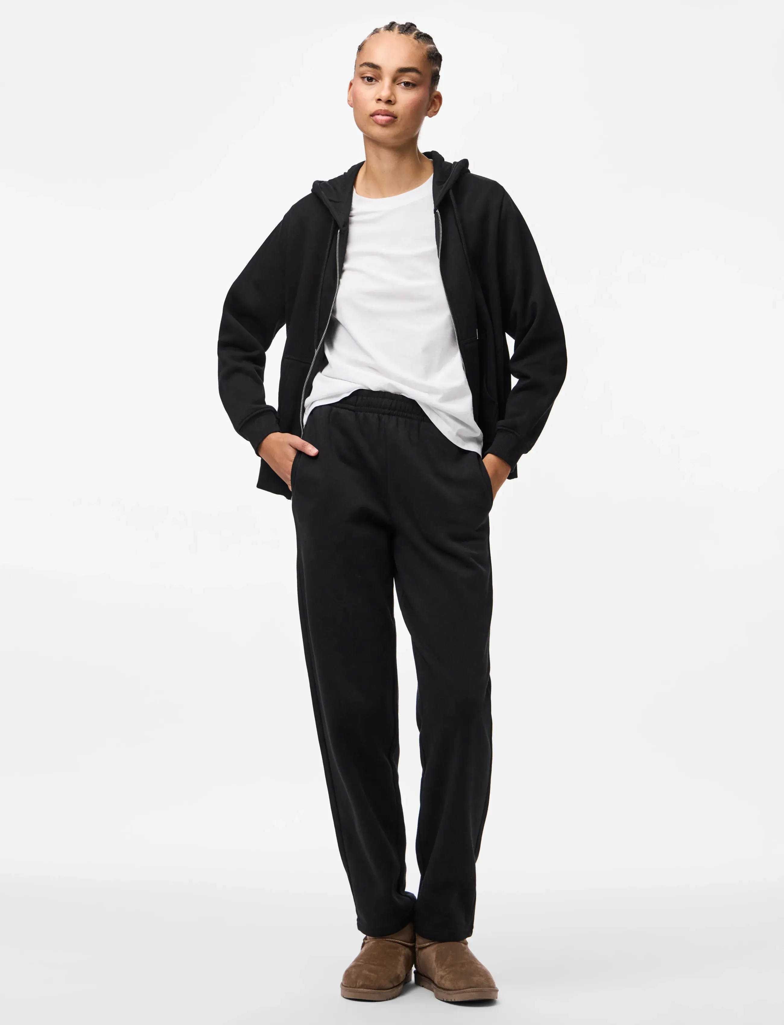 Pcchilli Hw Straight Sweat Pants Noos Bc 3