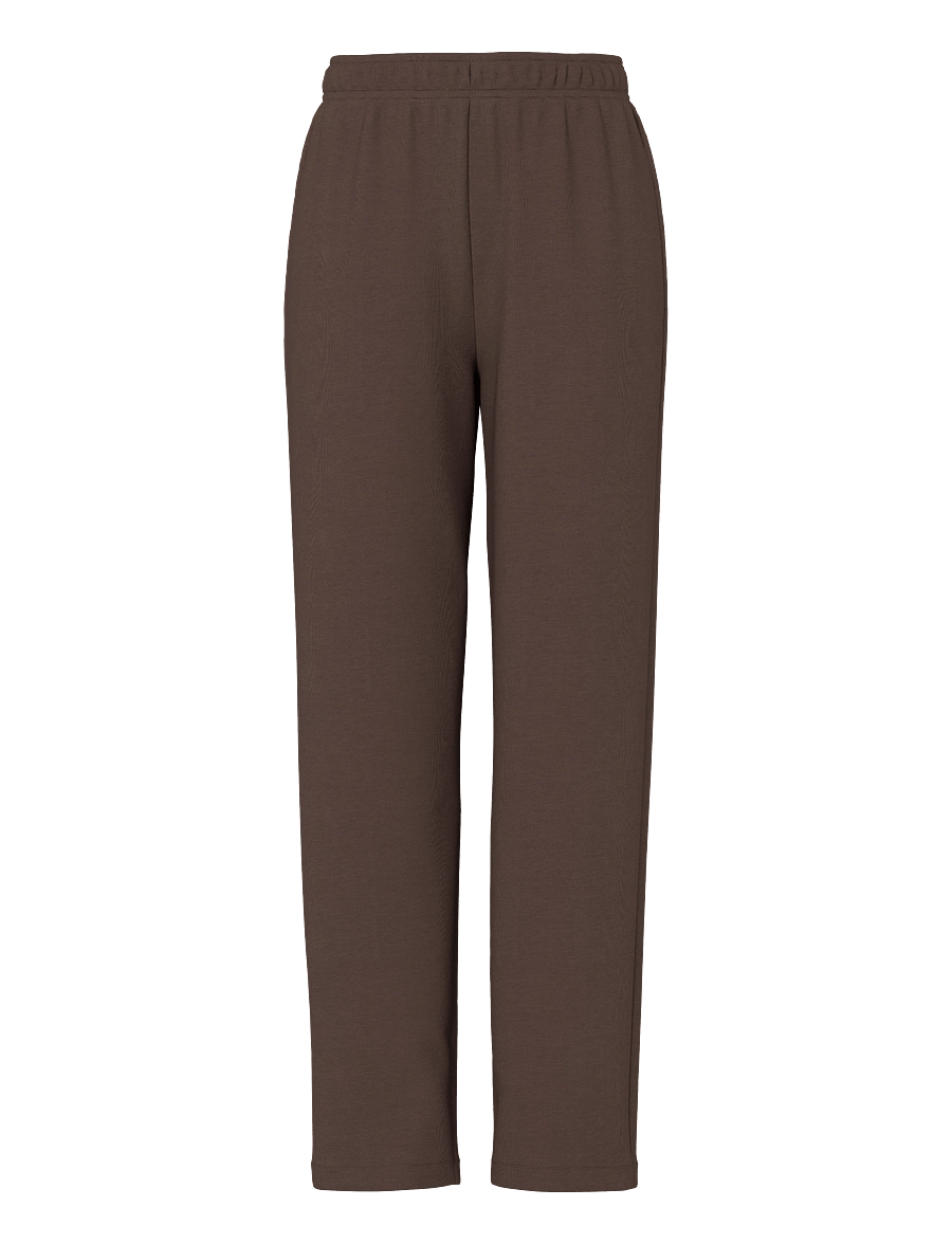 Pieces - PCCHILLI HW STRAIGHT SWEAT PANTS NOOS BC - igapäevane stiil - hot fudge - 1