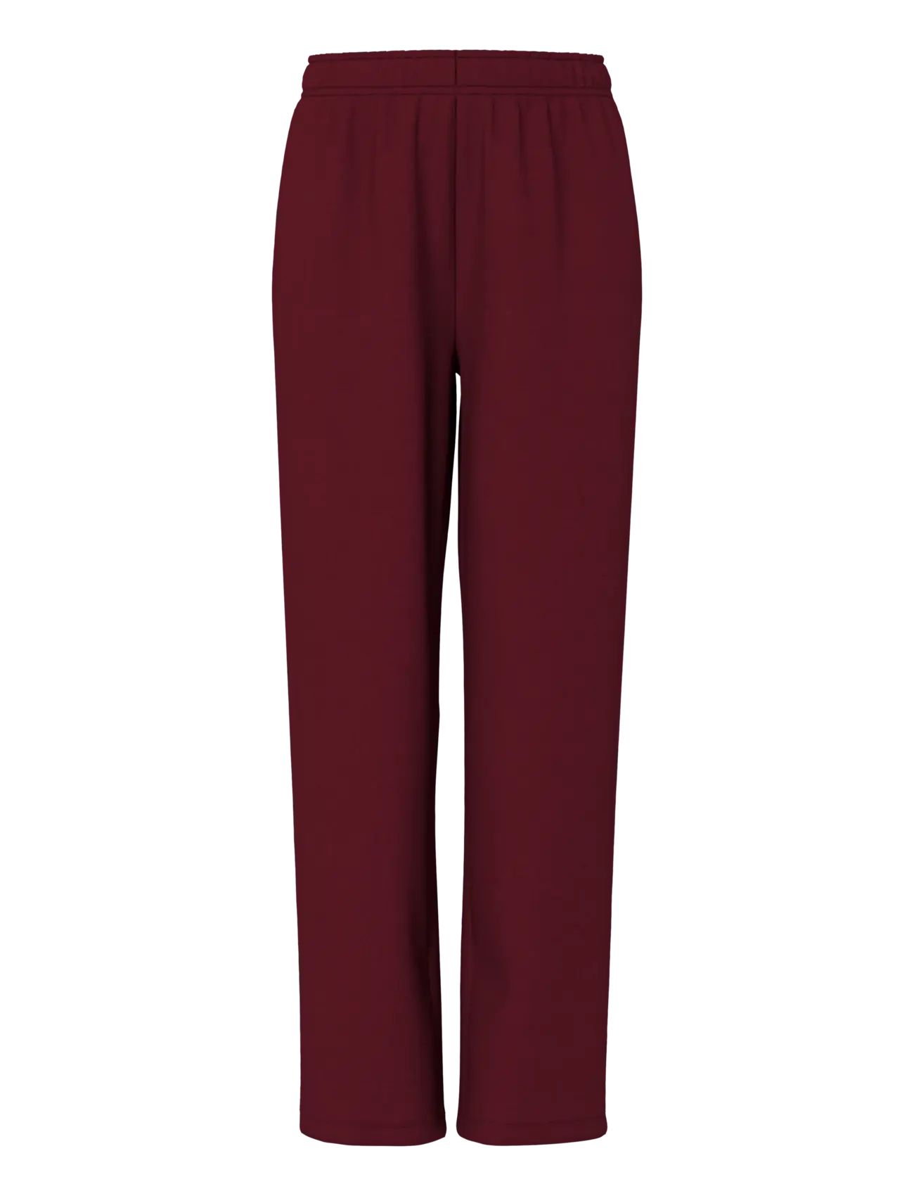 Pieces PCCHILLI HW STRAIGHT SWEAT PANTS NOOS BC - Dressipüksid - TAWNY PORT / burgundy