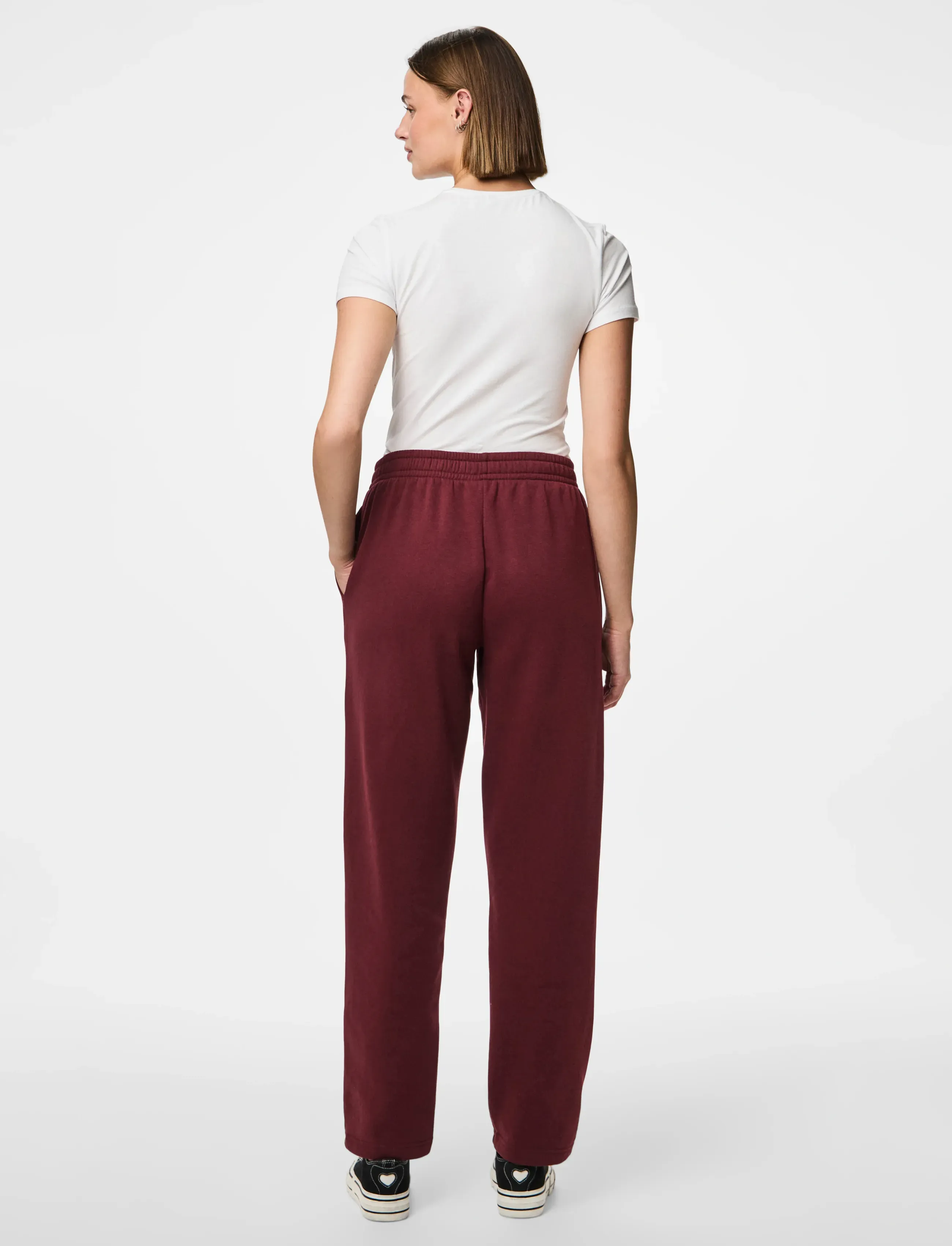 Pcchilli Hw Straight Sweat Pants Noos Bc 2