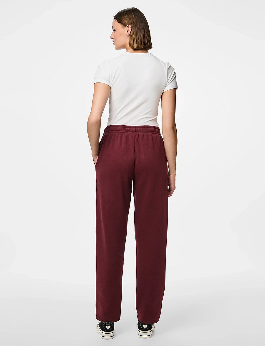 Pieces - PCCHILLI HW STRAIGHT SWEAT PANTS NOOS BC - vardagsstil - tawny port - 3