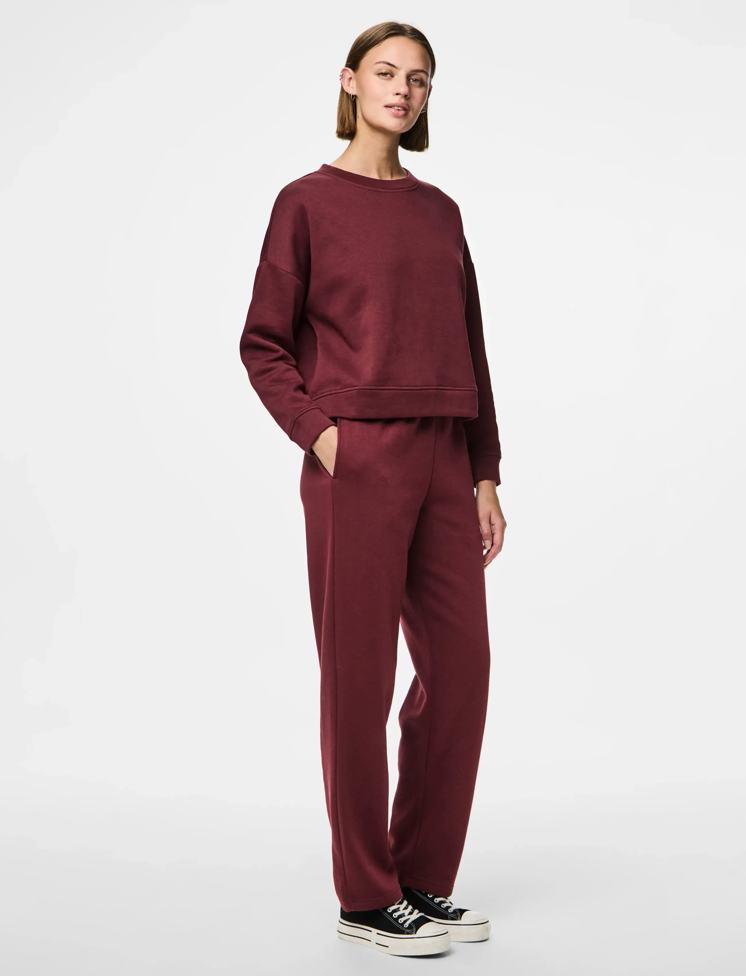 Pcchilli Hw Straight Sweat Pants Noos Bc 6