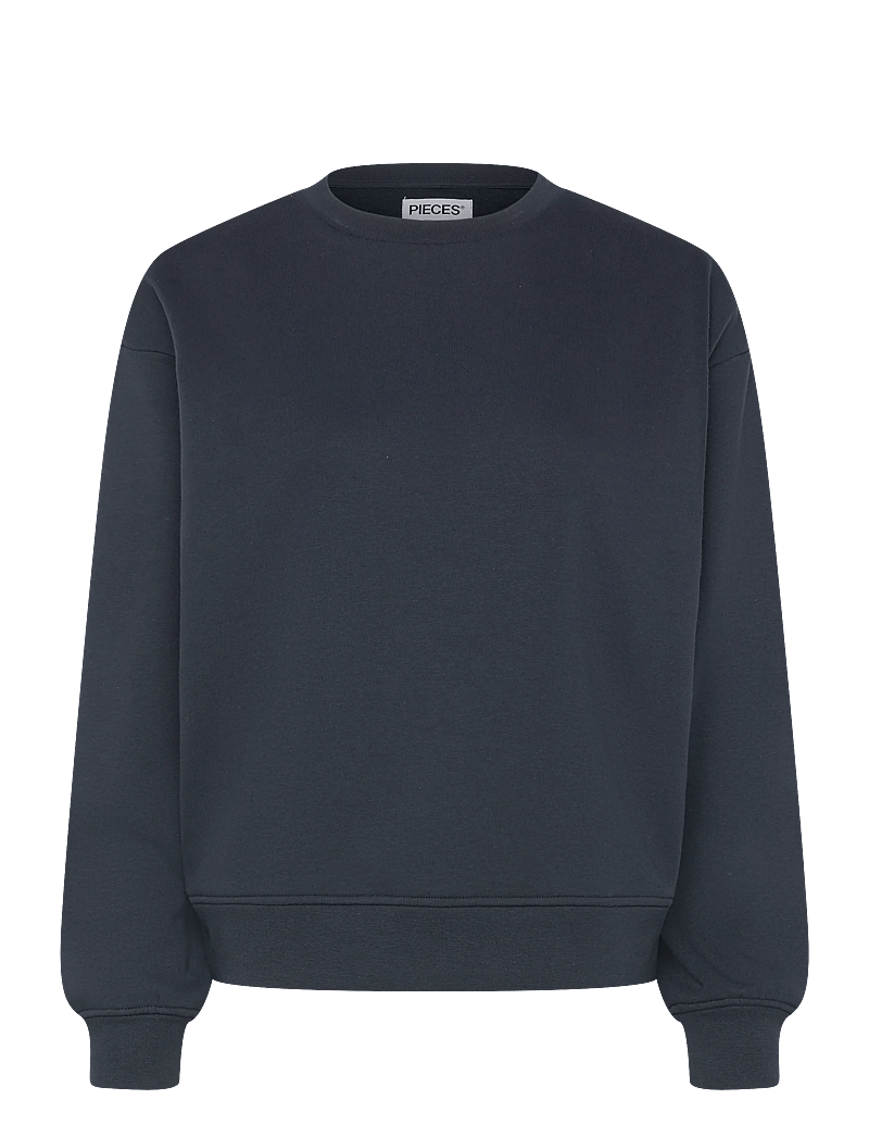 Pieces - PCCHILLI LS LOOSE SWEAT NOOS BC - hverdags stil - sky captain - 1