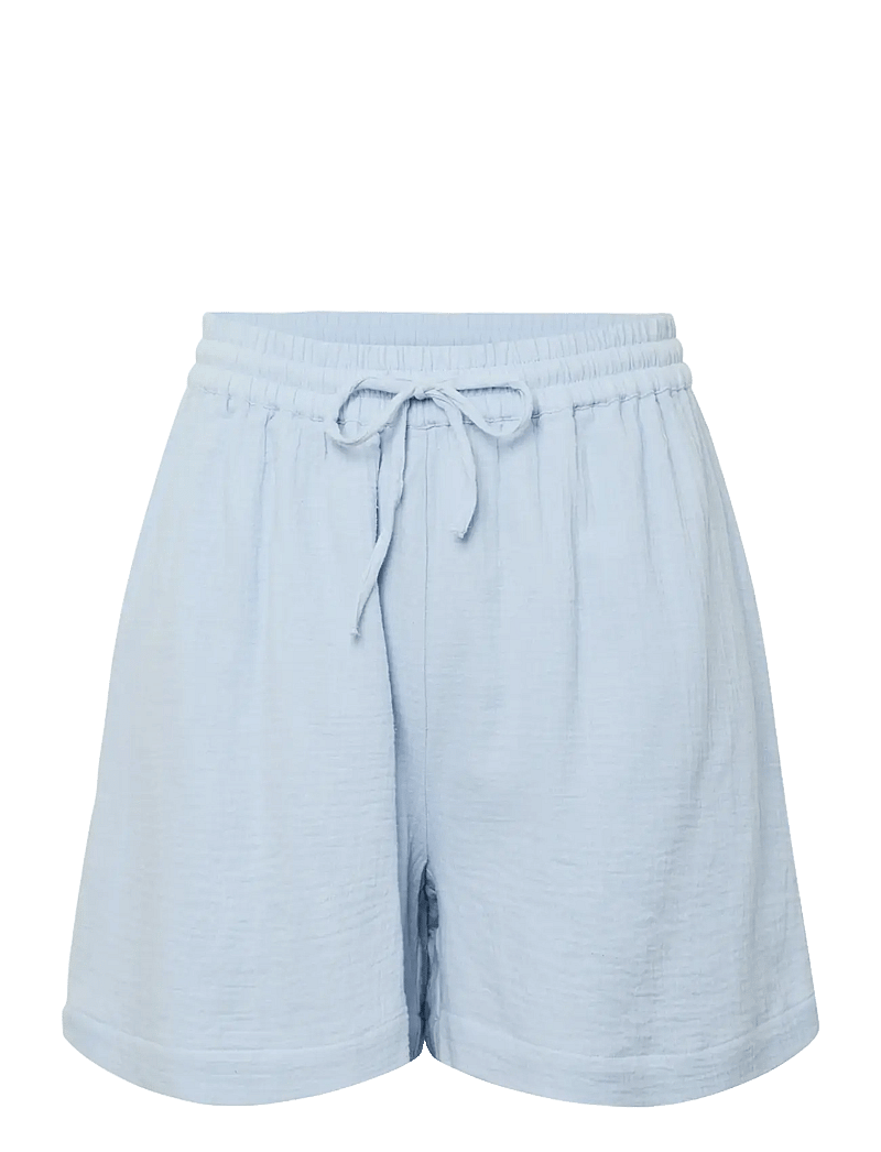 Pieces - PCSASTINA HW SHORTS WVN MSA BC - casual shorts - cashmere blue - 0