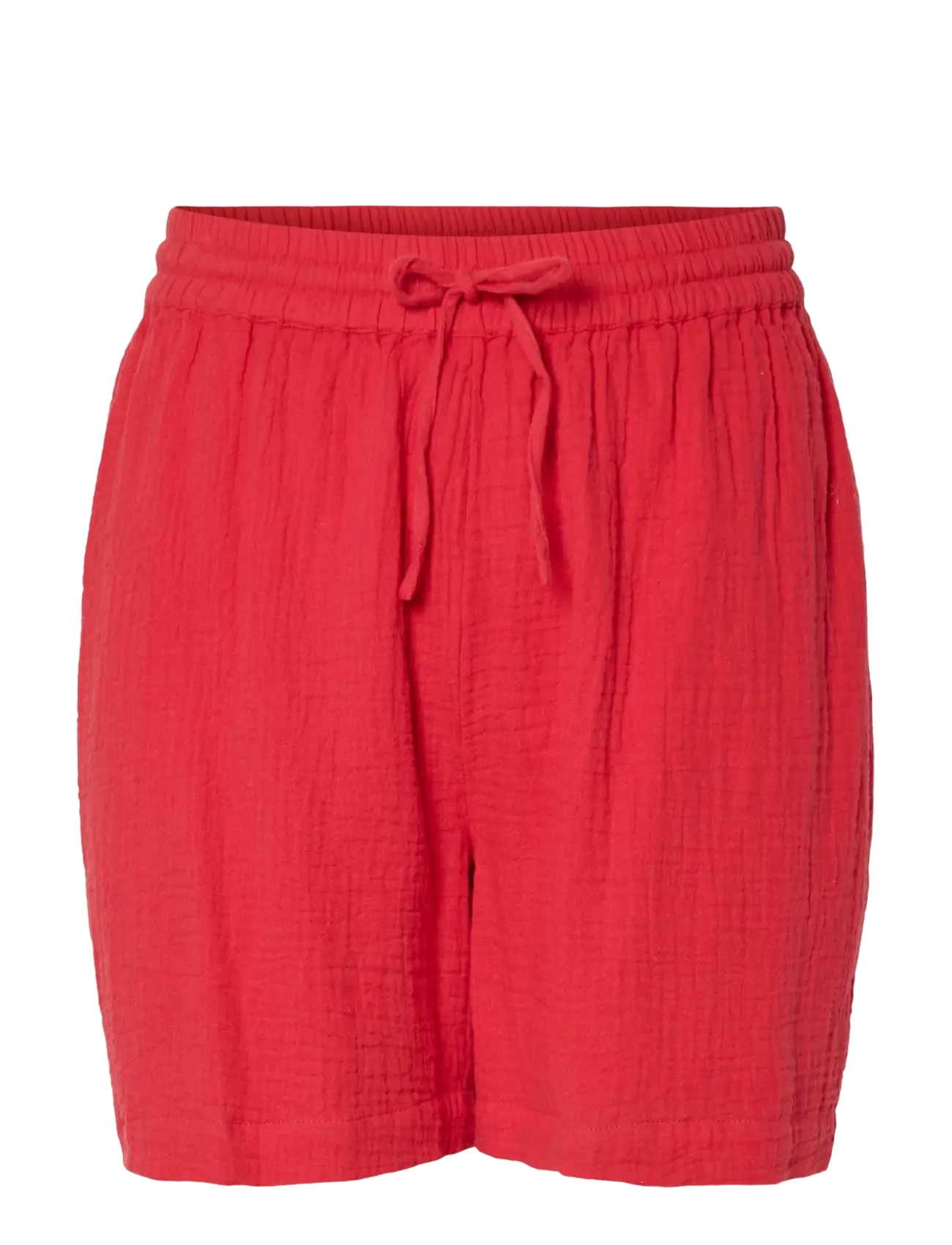 Pieces PCSASTINA HW SHORTS WVN MSA BC - Shorts - LOLLIPOP / red