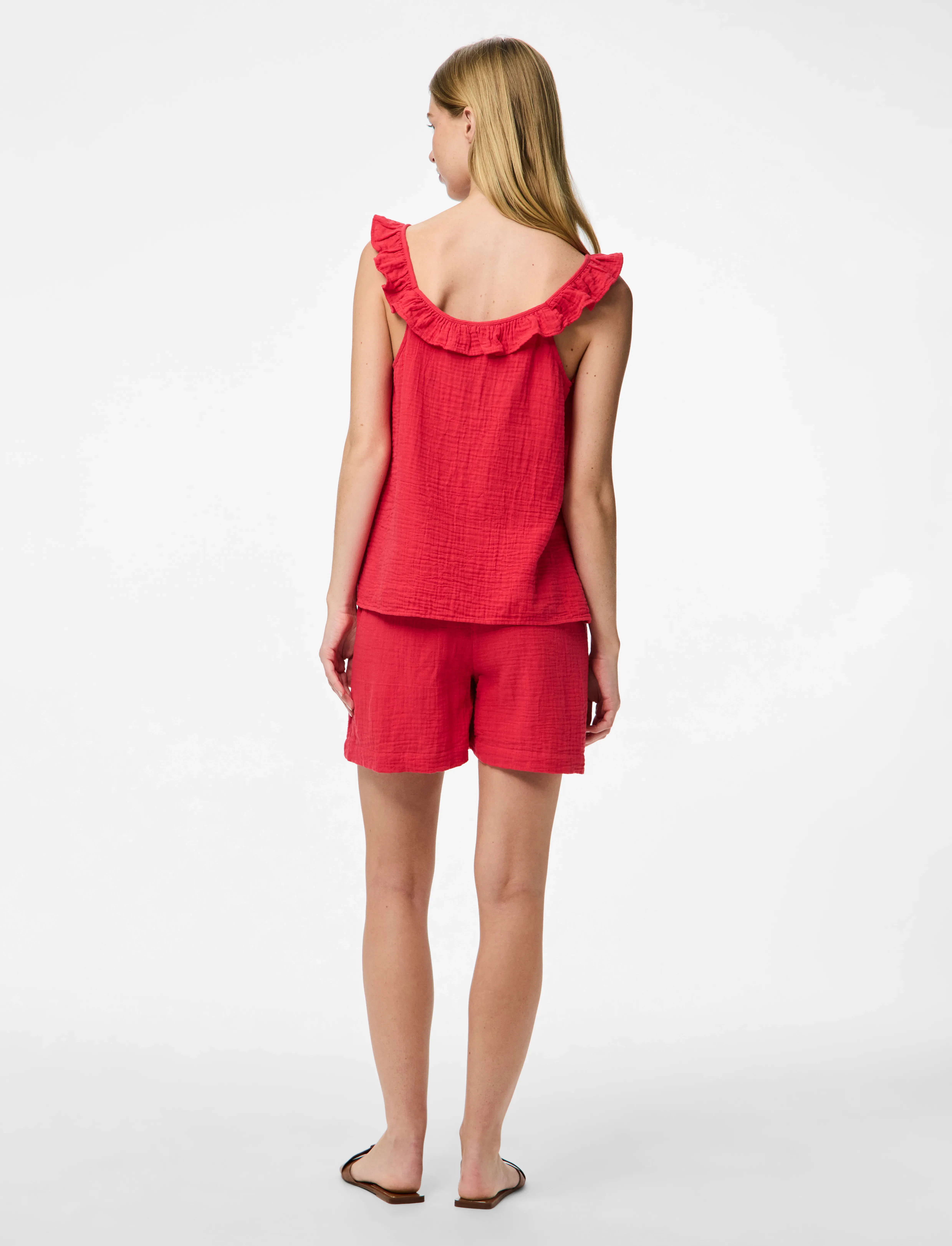 Pieces - PCSASTINA HW SHORTS WVN MSA BC - kasdienio stiliaus šortai - lollipop - 3