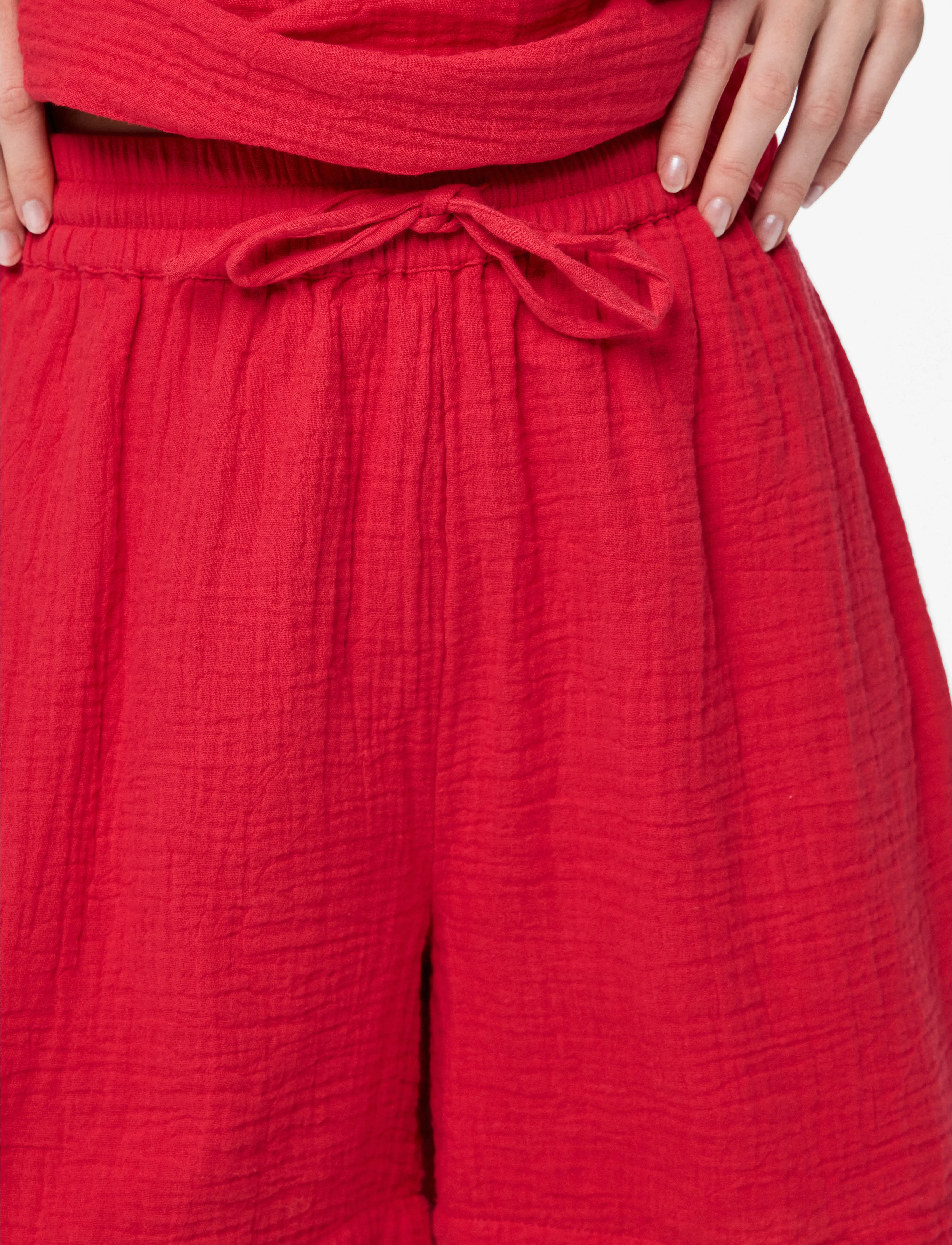 Pieces - PCSASTINA HW SHORTS WVN MSA BC - kasdienio stiliaus šortai - lollipop - 5
