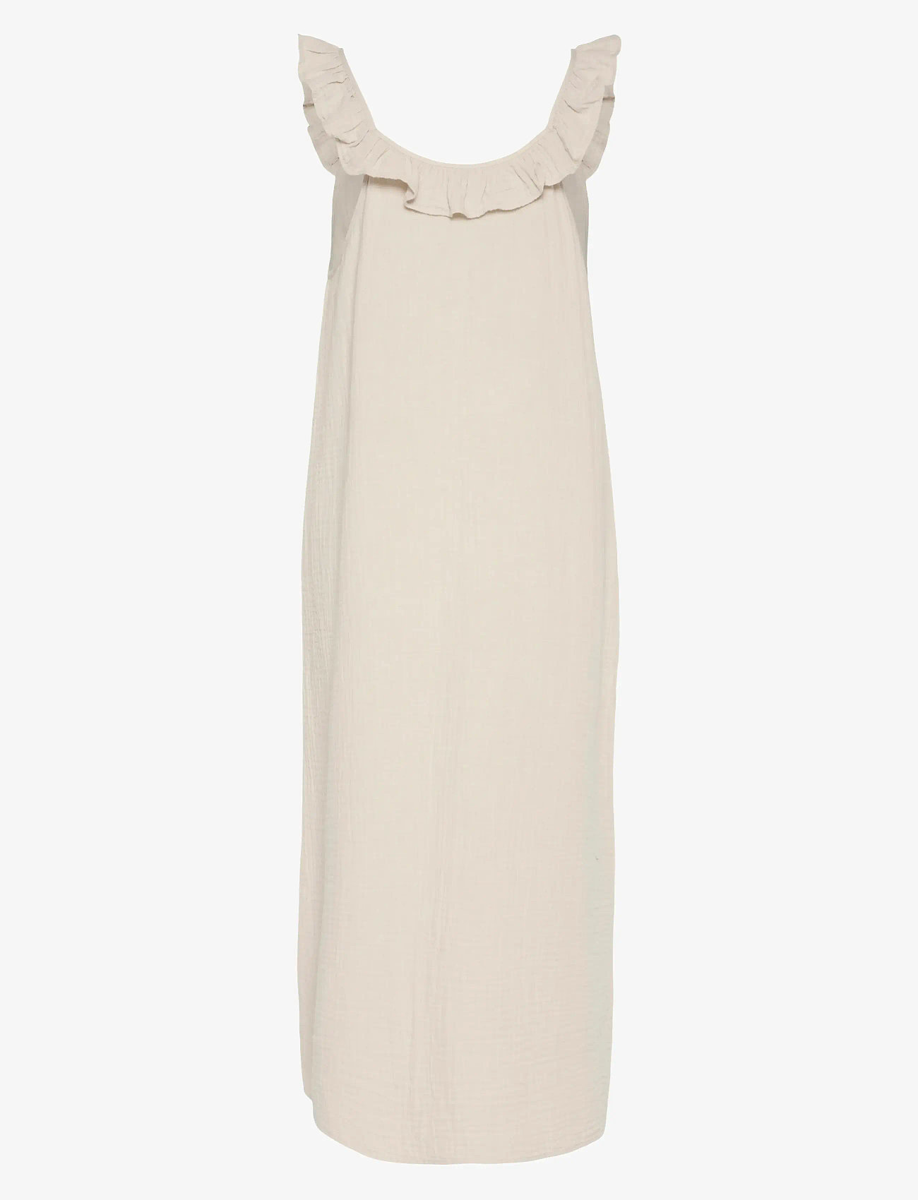 Pieces - PCSASTINA SL MIDI DRESS WVN BC - silver gray - 2