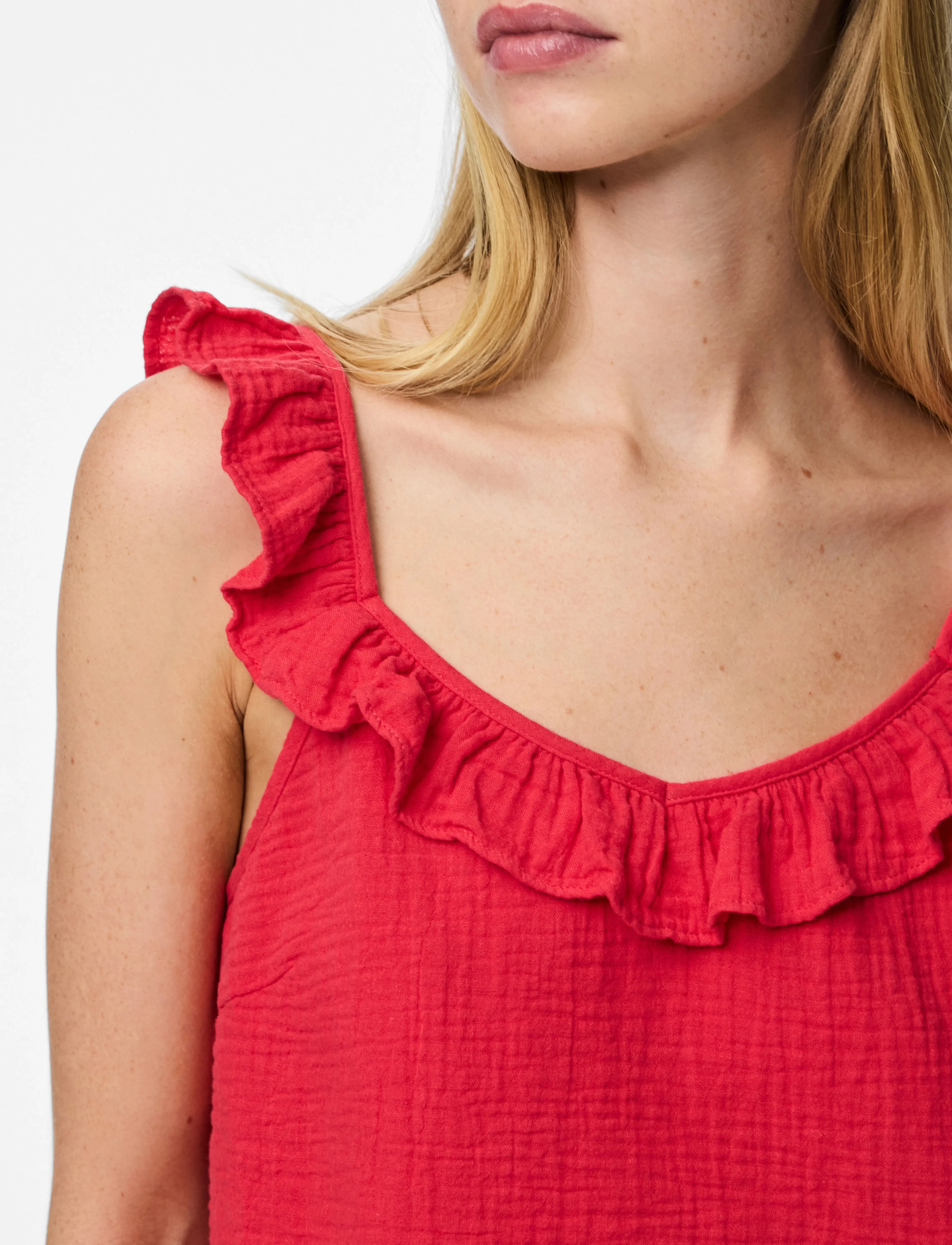 Pieces - PCSASTINA SL TOP WVN BC - lollipop - 5