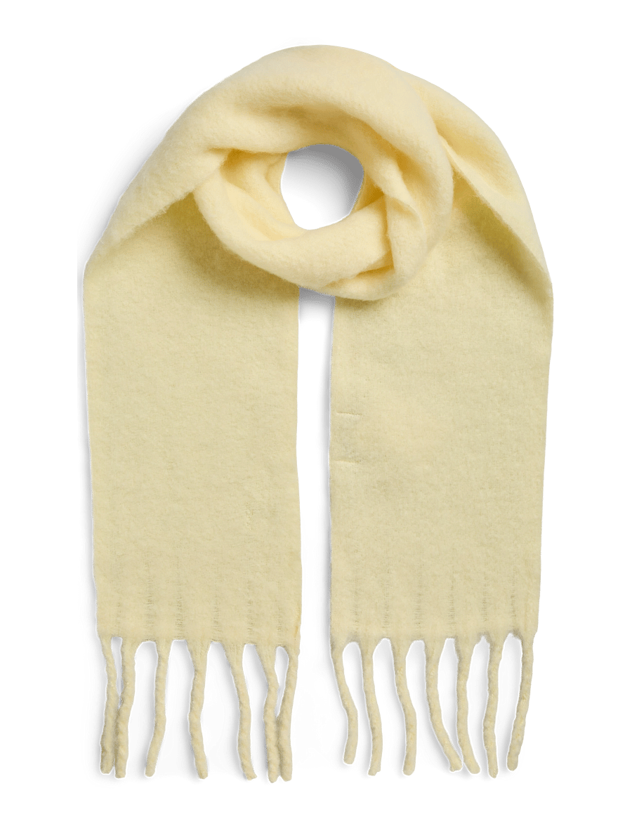Pieces - PCLULU SOLID LONG SCARF PWP BC - winter scarves - french vanilla - 0