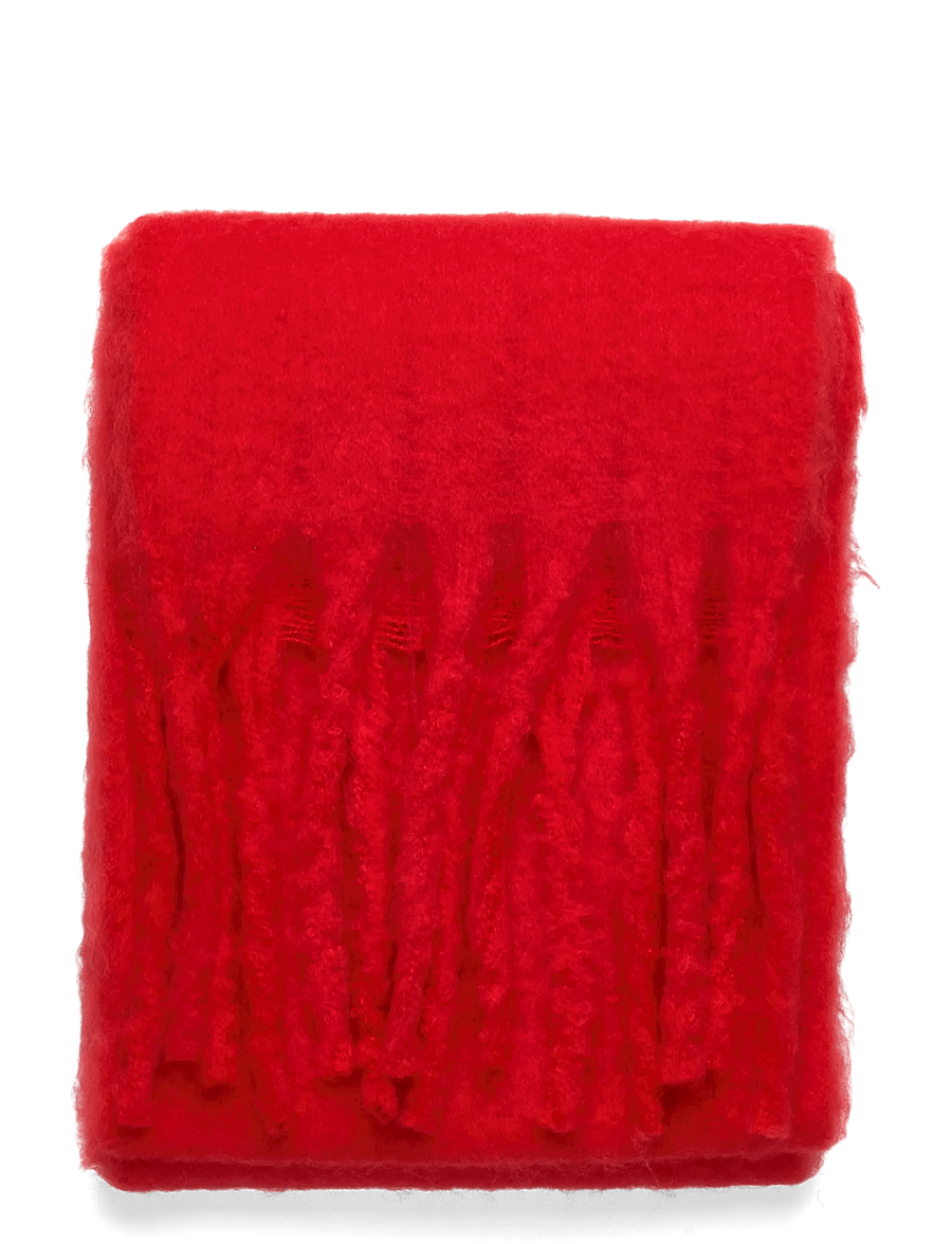 Pieces - PCLULU SOLID LONG SCARF PWP BC - halstørklæder - goji berry - 2