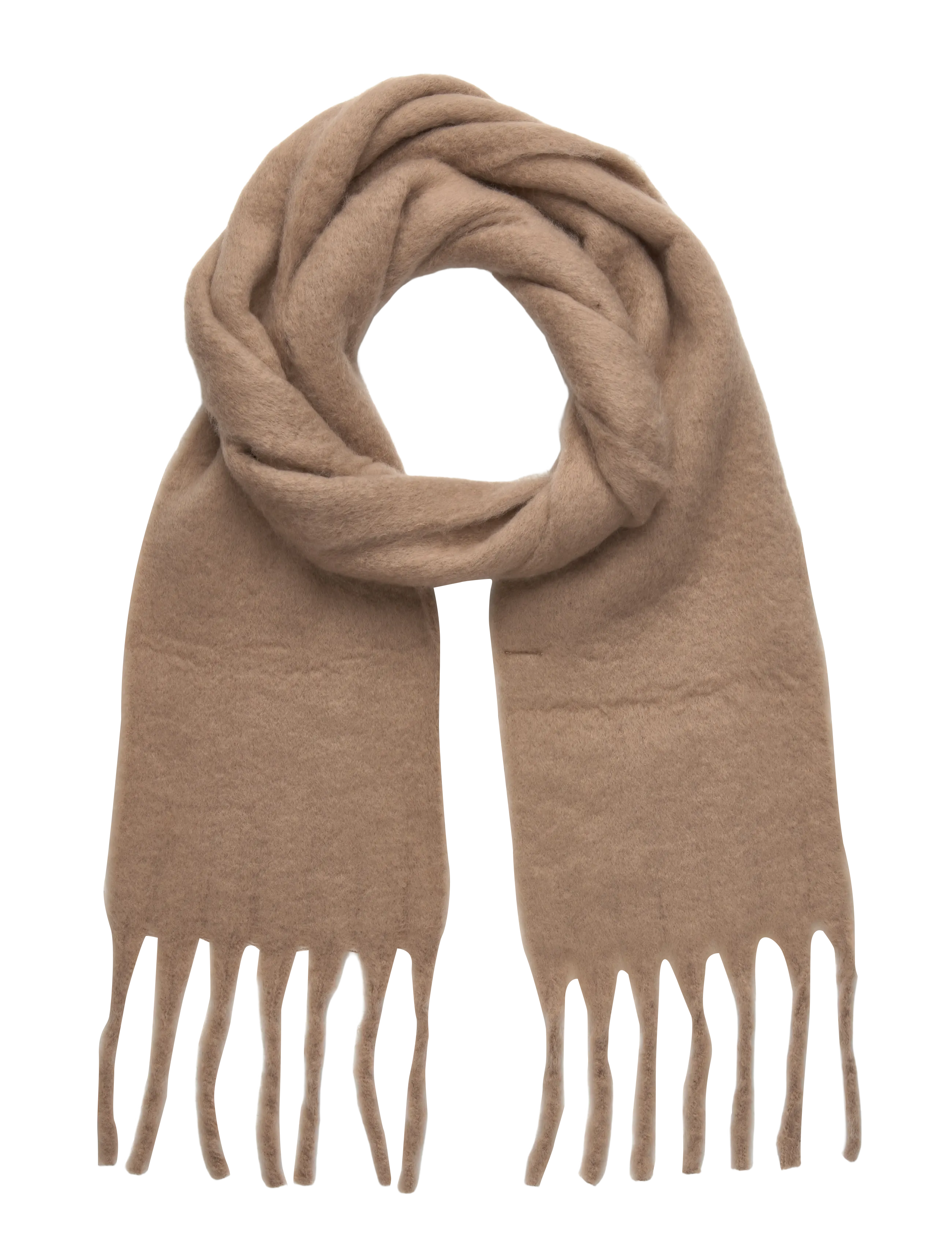 Pieces PCLULU SOLID LONG SCARF PWP BC - Accessories - GREIGE / beige