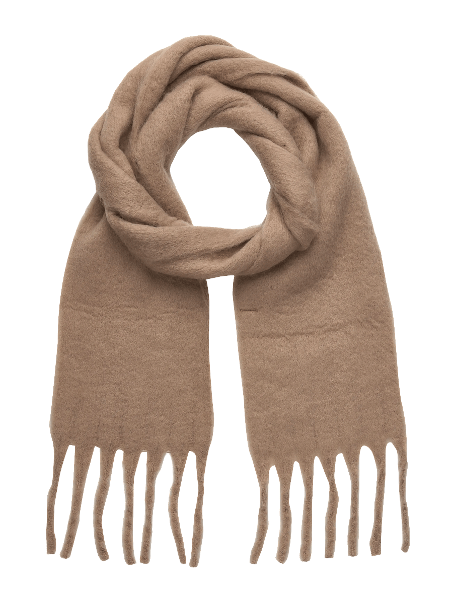 Pieces - PCLULU SOLID LONG SCARF PWP BC - winterschals - greige - 0