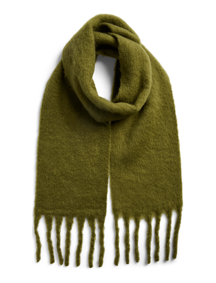 Pieces - PCLULU SOLID LONG SCARF PWP BC - winterschals - sphagnum - 1