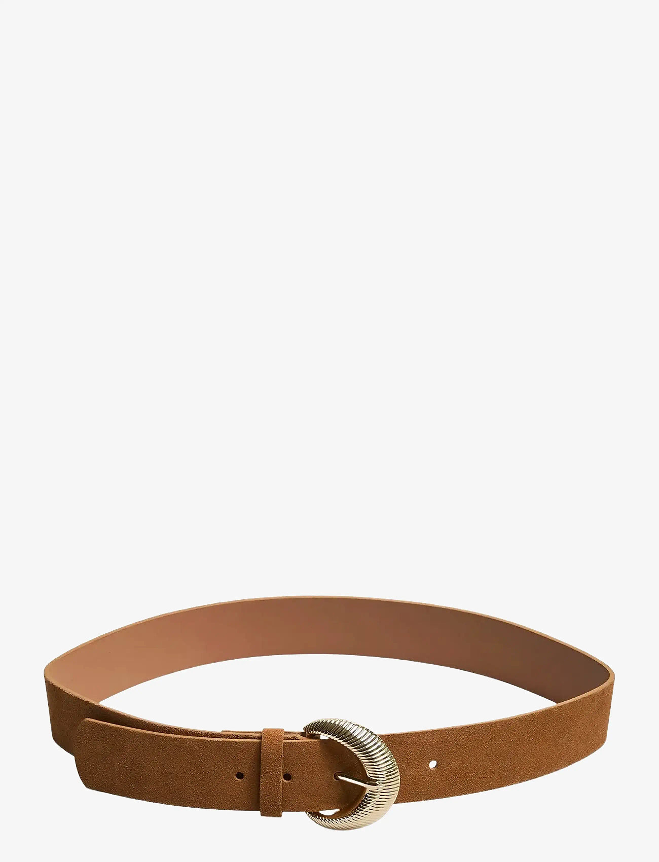 Pieces - PCSAYA SUEDE WAIST BELT - taillengürtel - cognac - 0