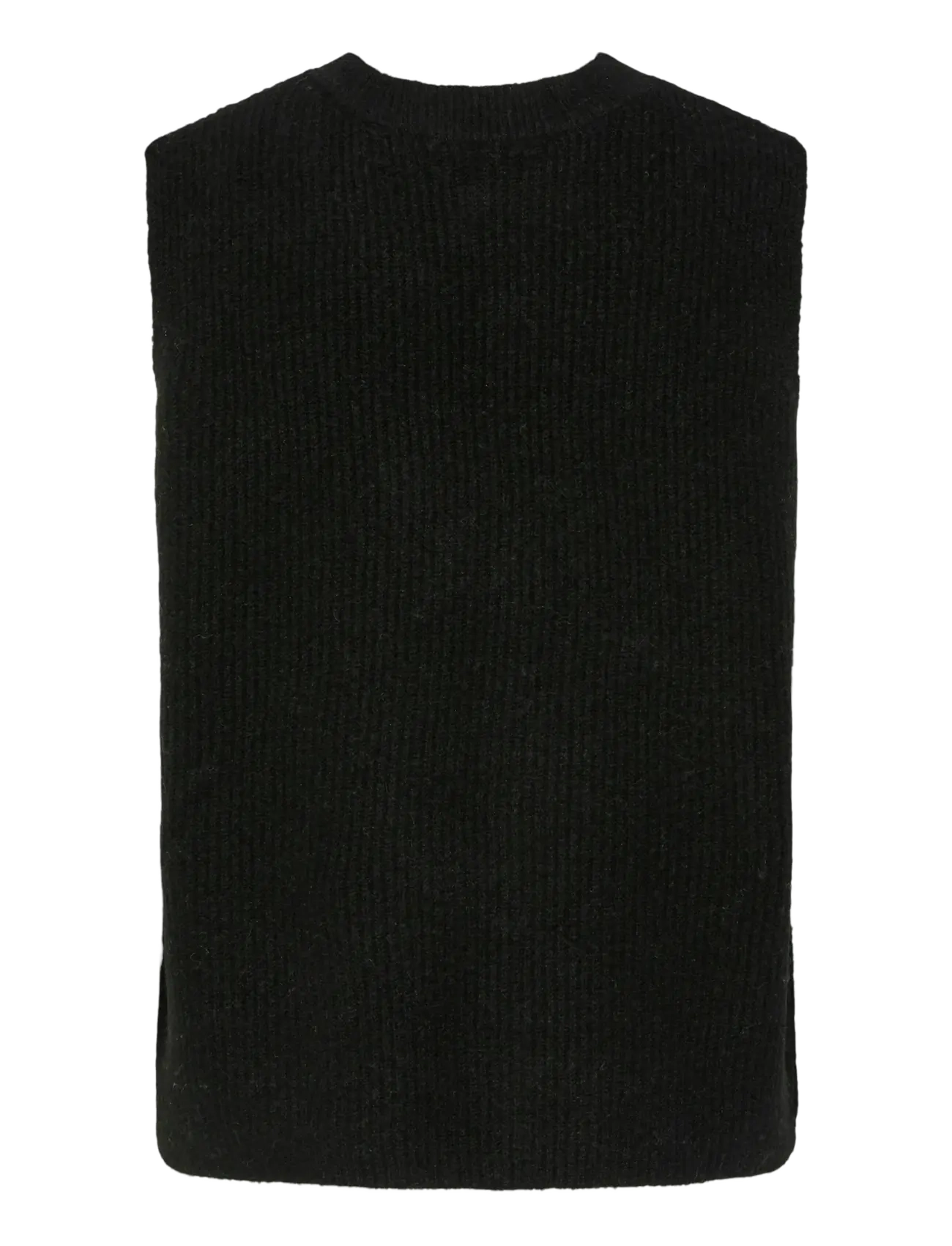 Pieces - PCSILLY SL REV TIE VEST KNIT NOOS BC - strikveste - black - 2