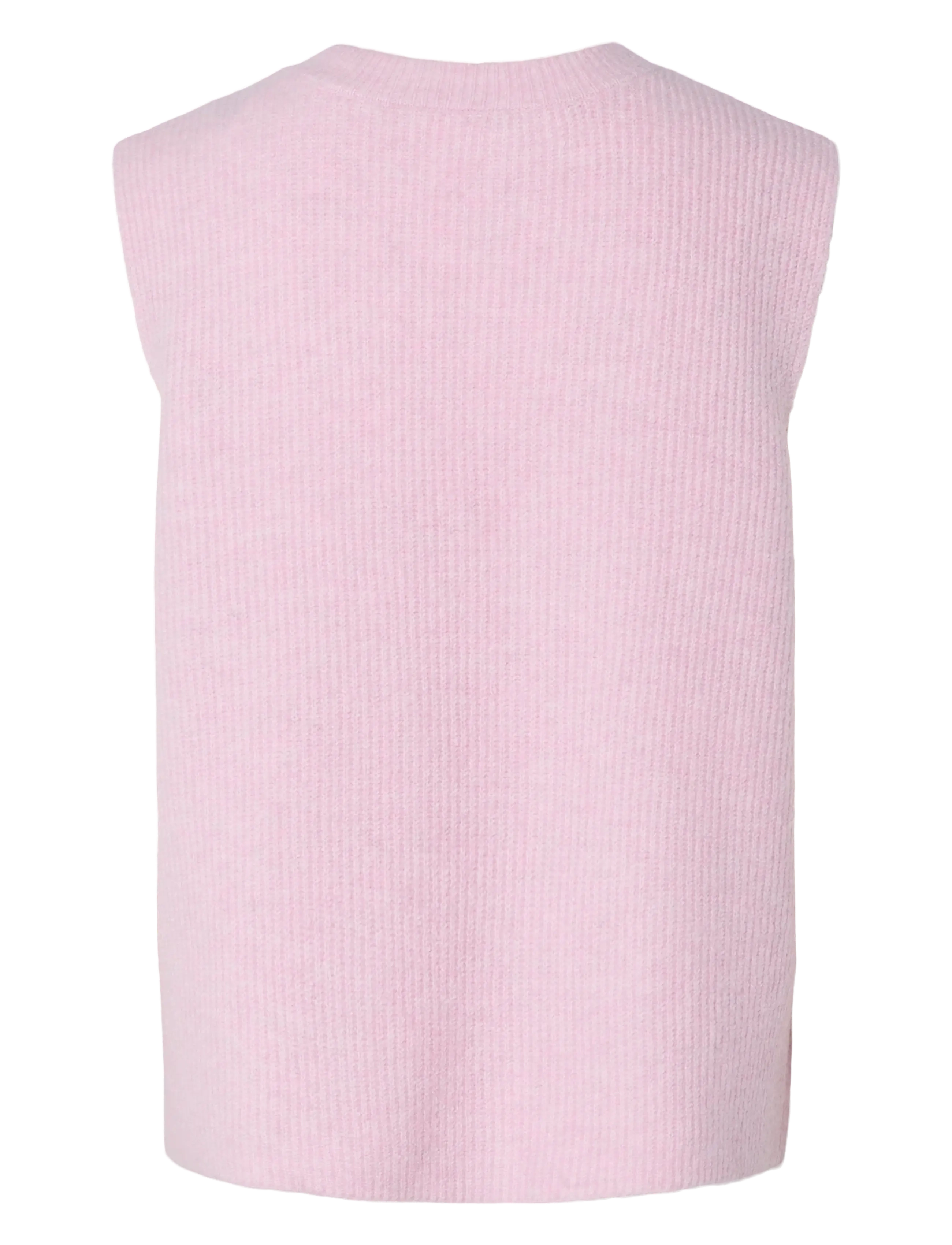 Pieces - PCSILLY SL REV TIE VEST KNIT NOOS BC - kootud vestid - roseate spoonbill - 2