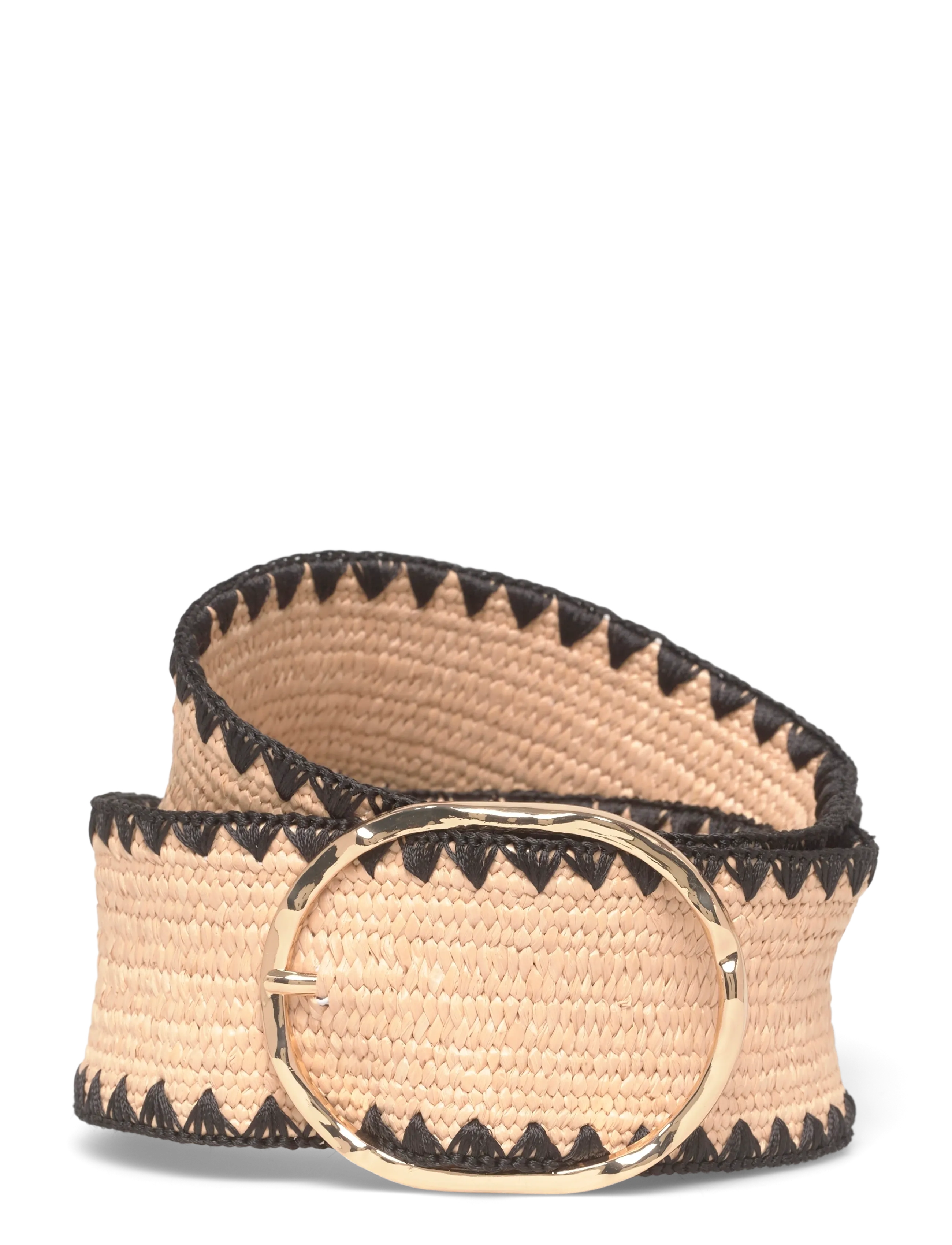Pieces PCLYDIA CONTRAST WAIST BELT - Belts - NATURE / brown