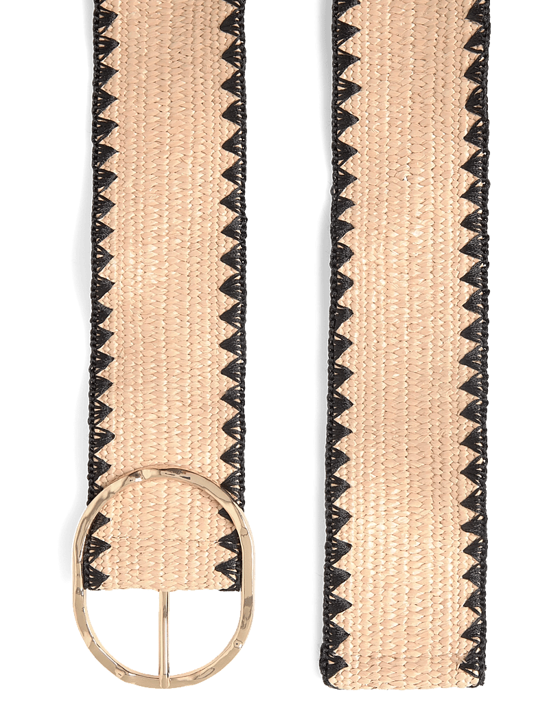 Pieces - PCLYDIA CONTRAST WAIST BELT - waist belts - nature - 1