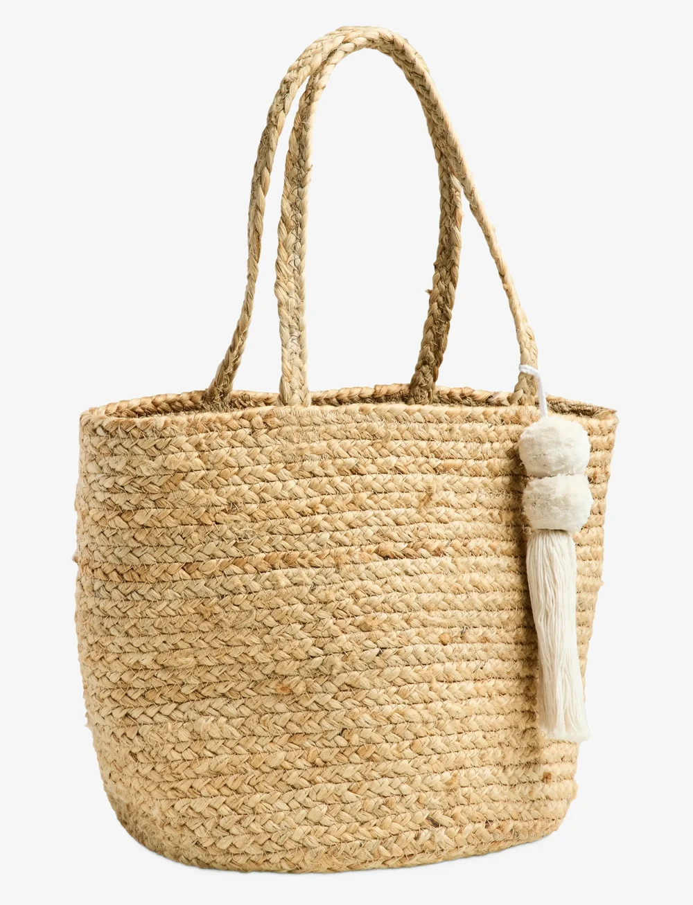 Pieces - PCLUNAS JUTE SHOPPER - rannakotid - nature - 0