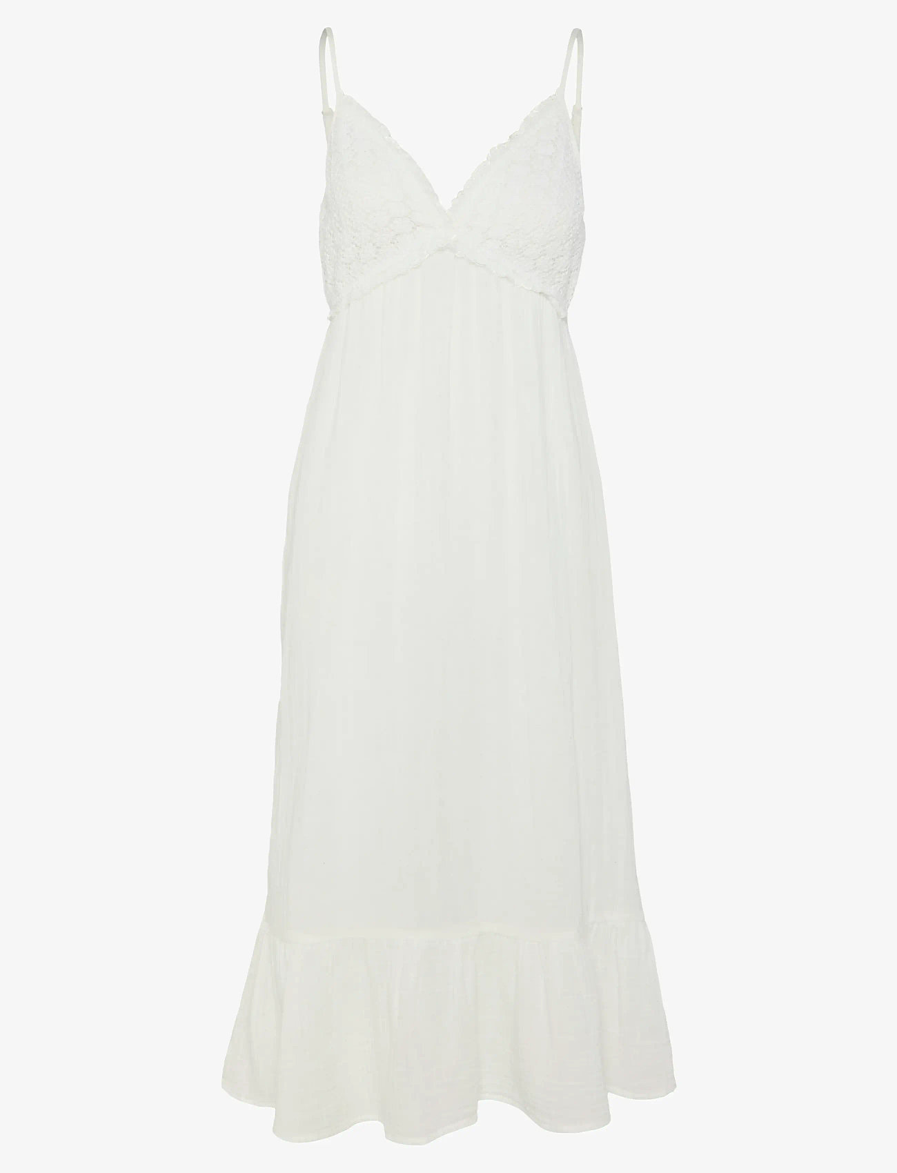 Pieces - PCLATINA STRAP DRESS WVN BC - cloud dancer - 0