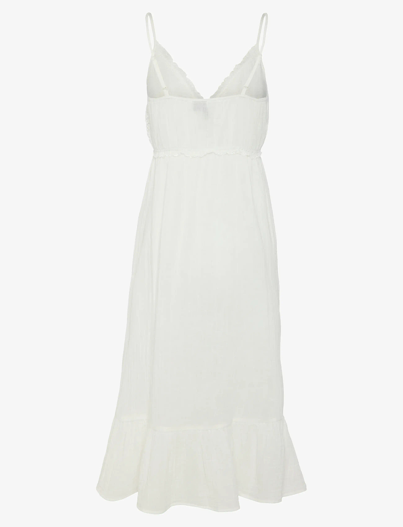 Pieces - PCLATINA STRAP DRESS WVN BC - cloud dancer - 1